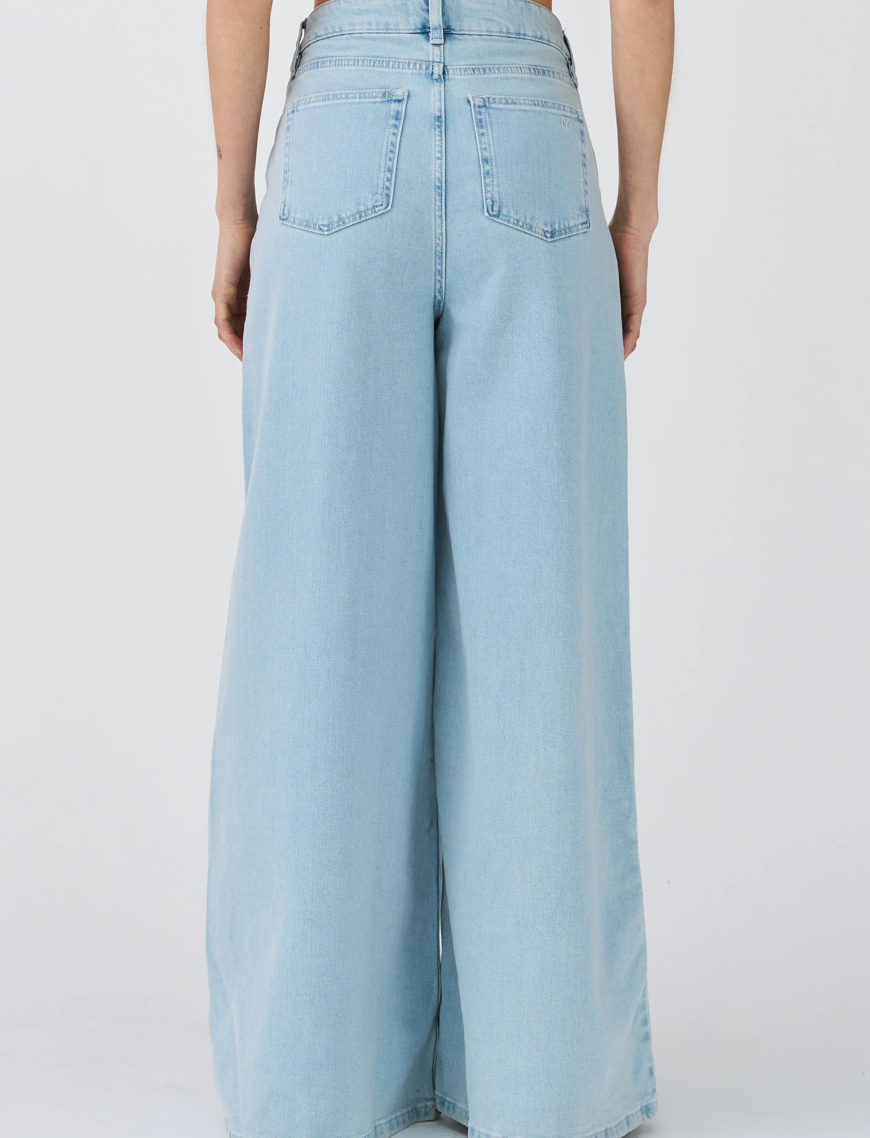 IVY Copenhagen - IVY-Tyla Oversize Jeans Wash Cannes - hosen mit weitem bein - denim blue - 3