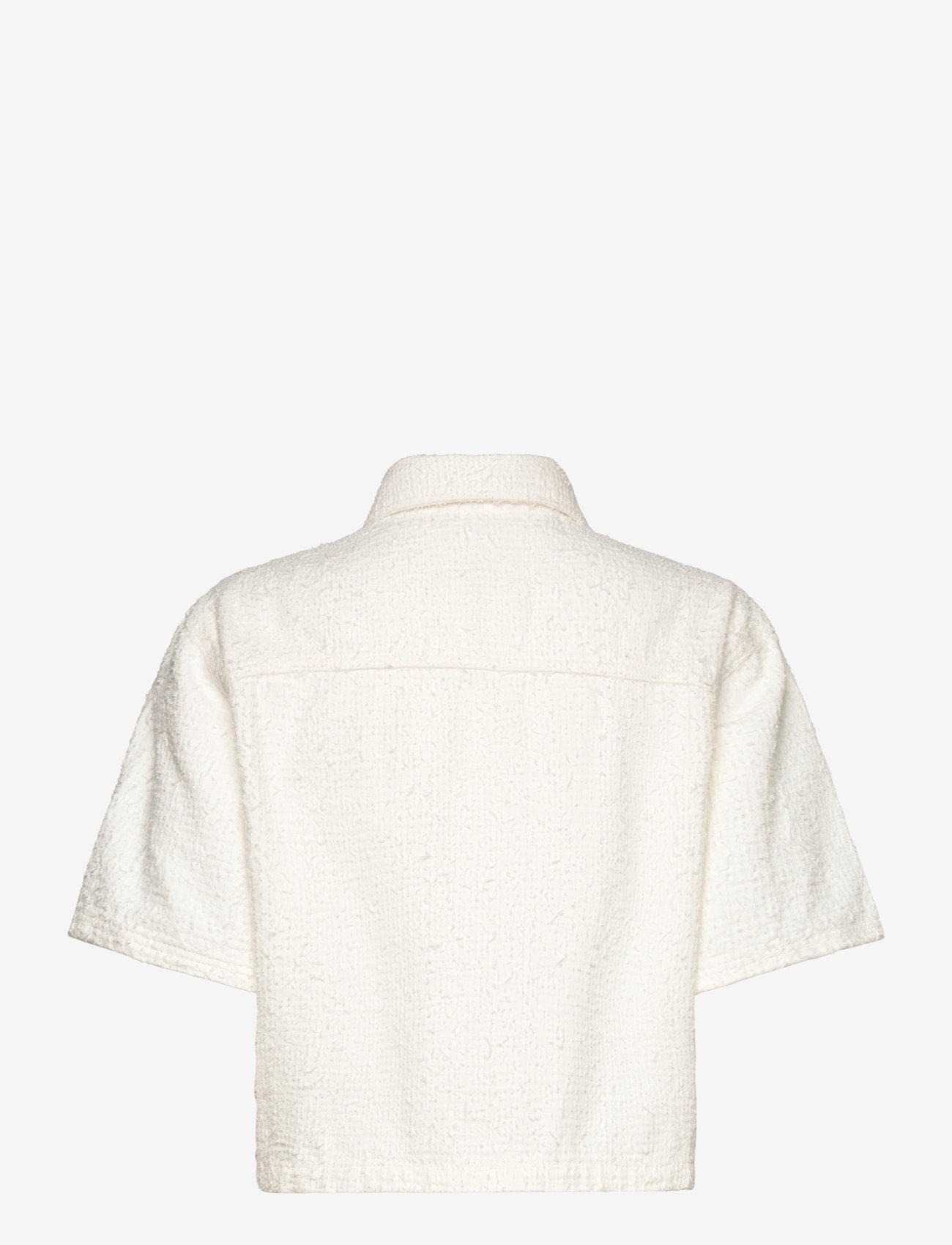 IVY Copenhagen - IVY-Uta Oversize SS Shirt White Pun - short-sleeved shirts - white - 2