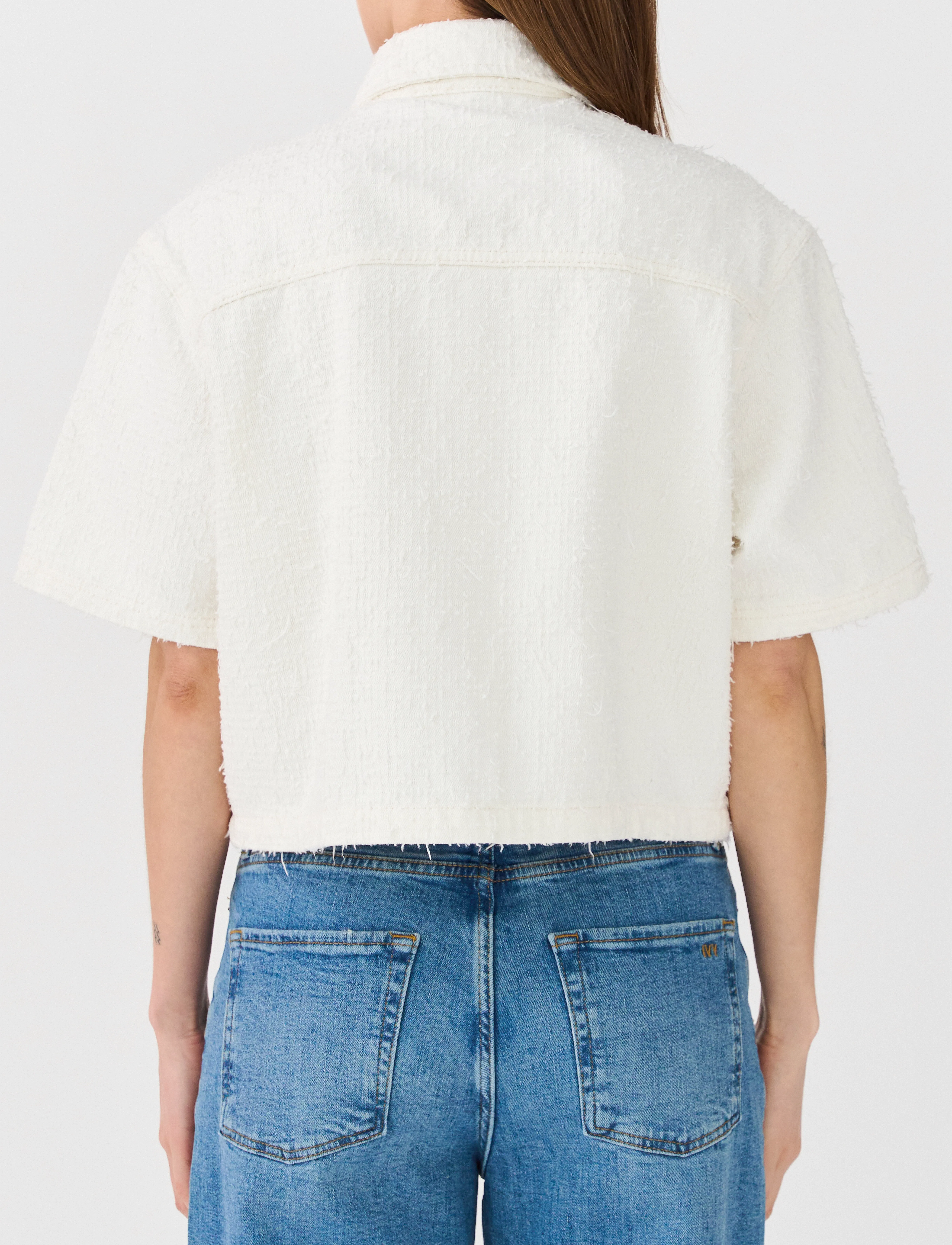 IVY Copenhagen - IVY-Uta Oversize SS Shirt White Pun - white - 4