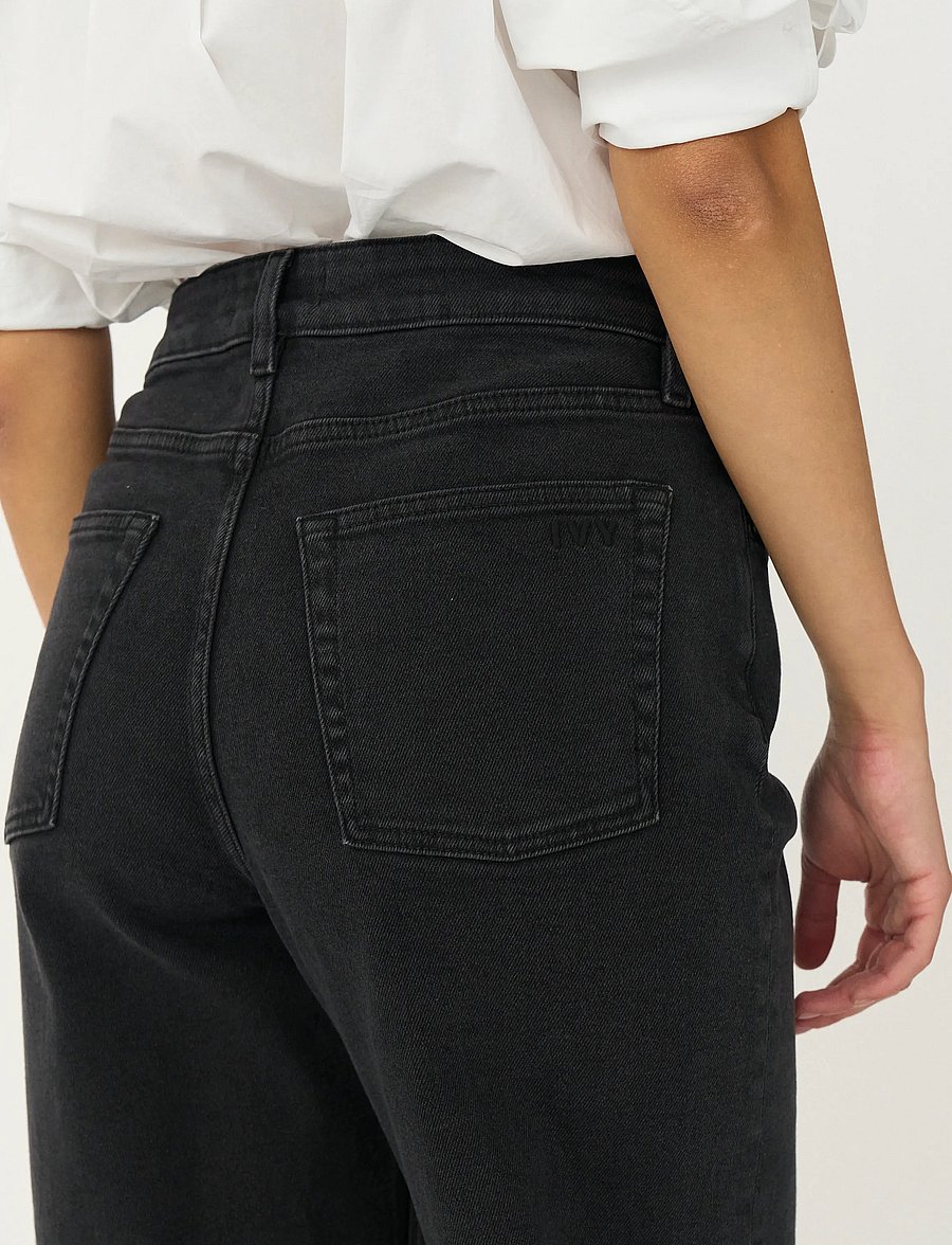 IVY Copenhagen - IVY-Brooke Jeans Wash Faded Black - jeans droites - black - 4