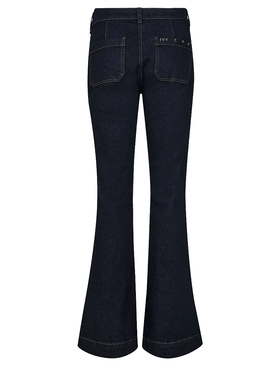 IVY Copenhagen - IVY-Ann Charlotte Jeans Wash Rinse - utsvängda jeans - denim blue - 1