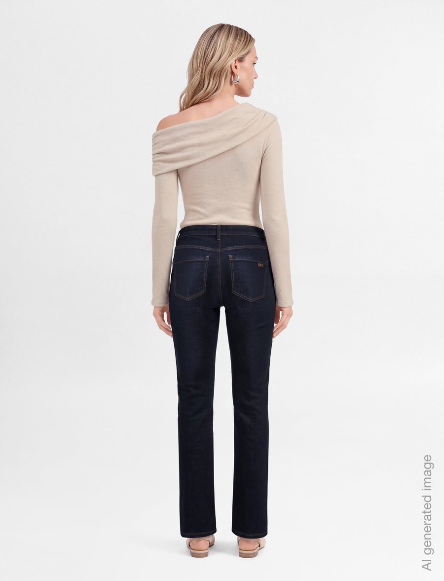 IVY Copenhagen - IVY-Lulu Jeans Wash Rinse Vicky - straight jeans - denim blue - 4