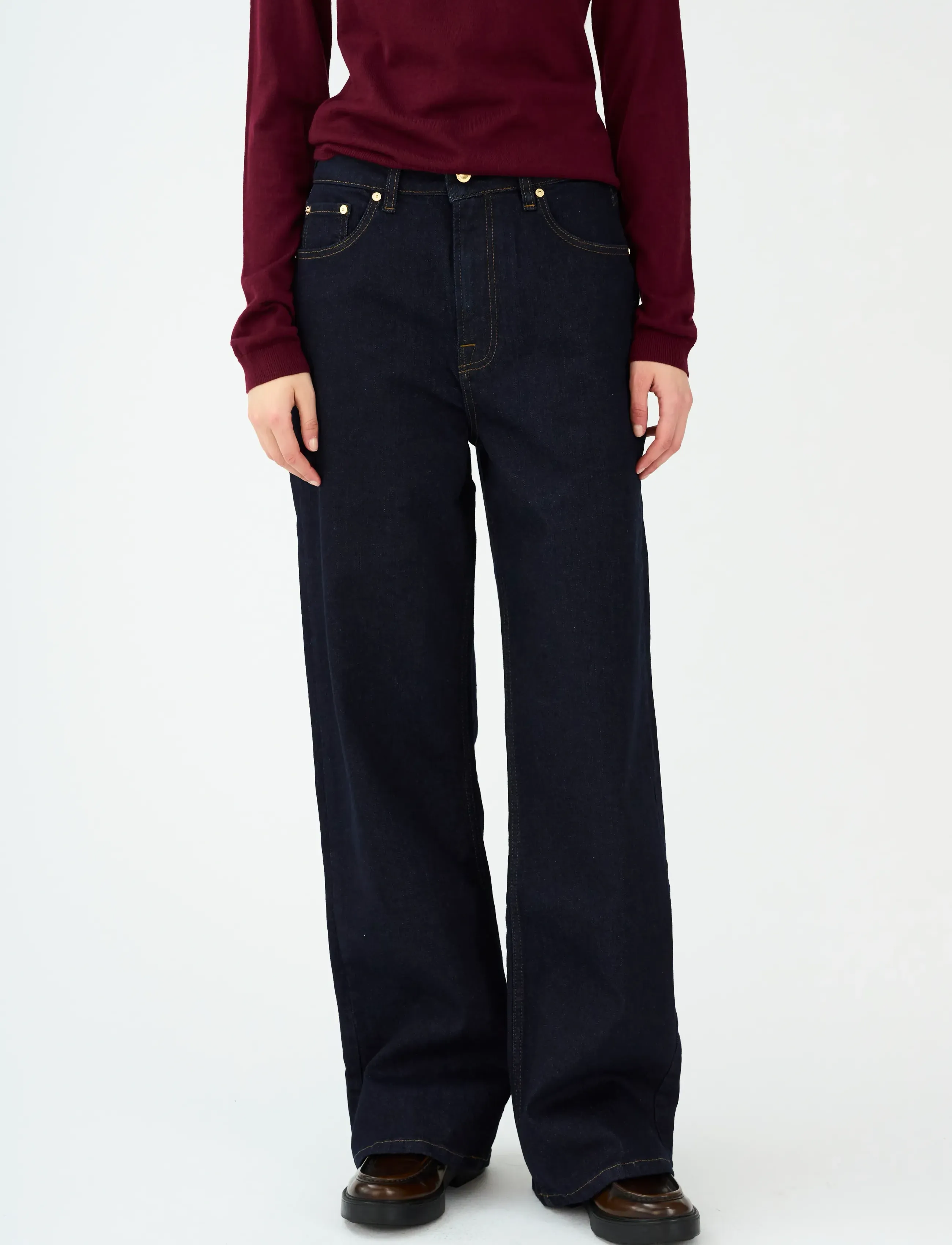 IVY Copenhagen - IVY-Mia Jeans Wash Rinse Vicky - hosen mit weitem bein - denim blue - 3