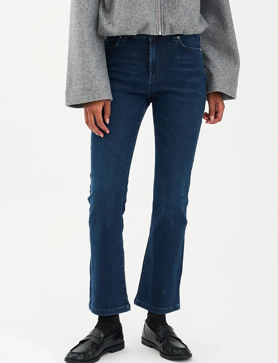 IVY Copenhagen - IVY-Johanna Kick Flare Wash Cool Mi - jeans bootcut - midnight blue - 3