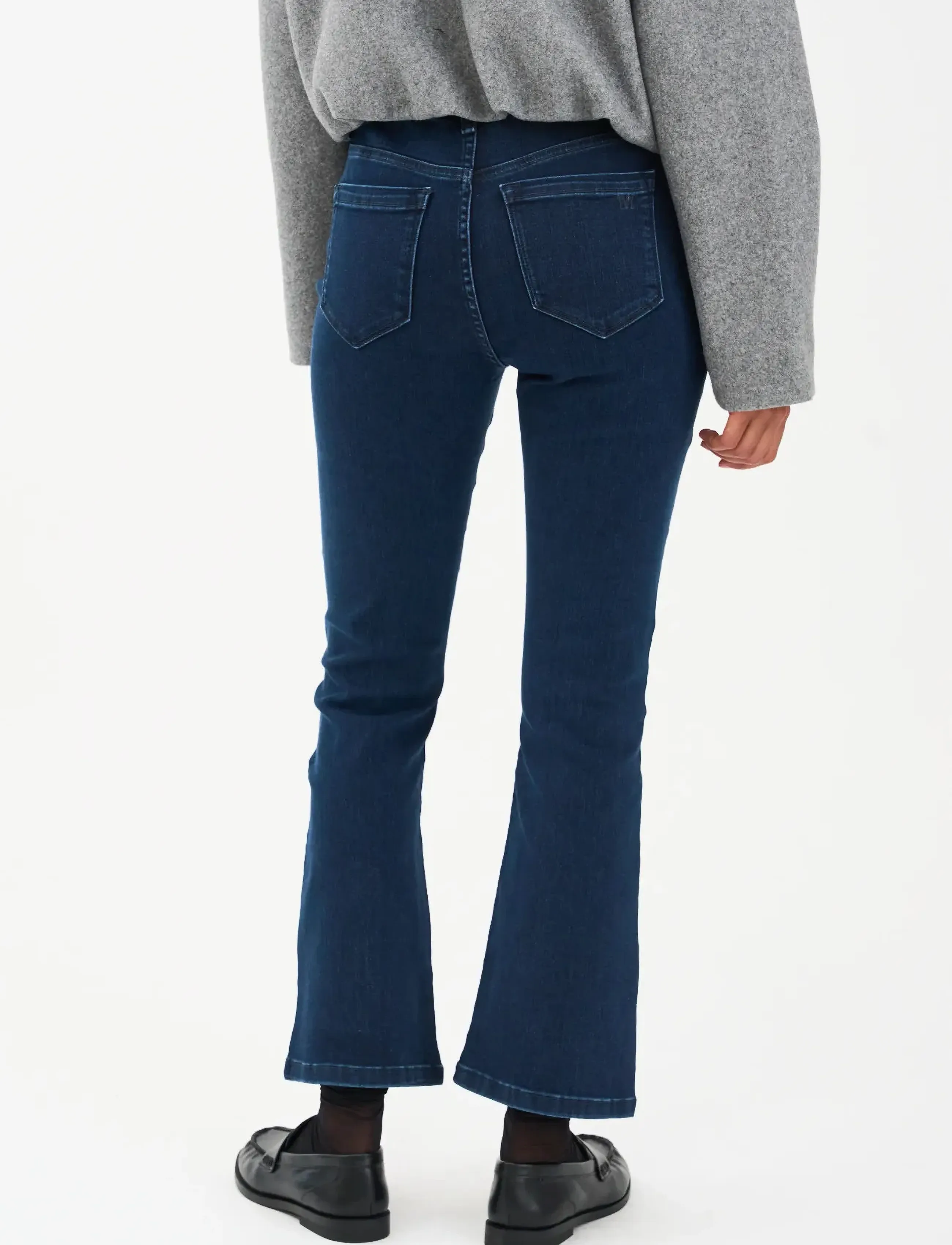 IVY Copenhagen - IVY-Johanna Kick Flare Wash Cool Mi - jeans bootcut - midnight blue - 4