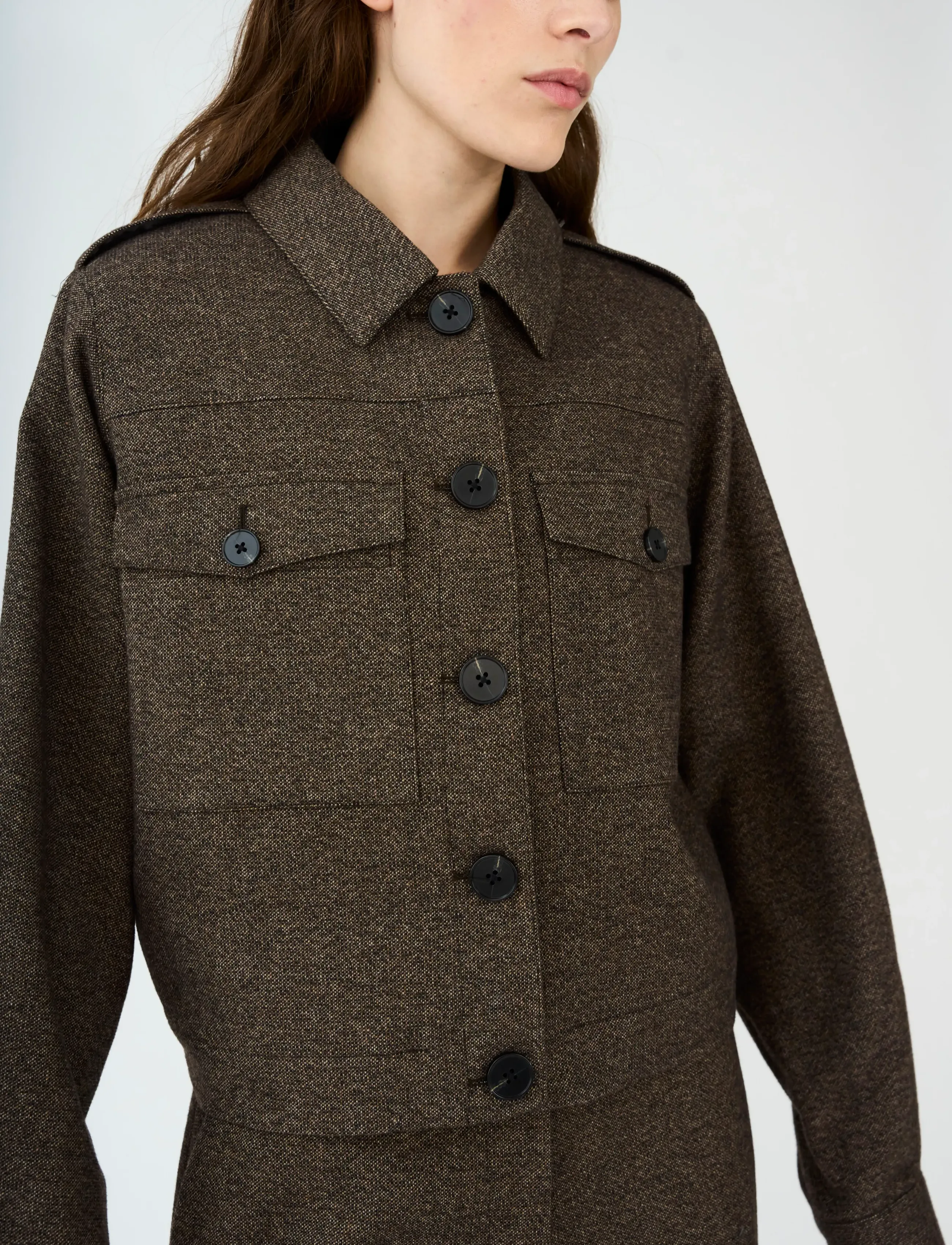 IVY Copenhagen - IVY-Tilda Utility Cropped Coat - overtøj - multi color - 3