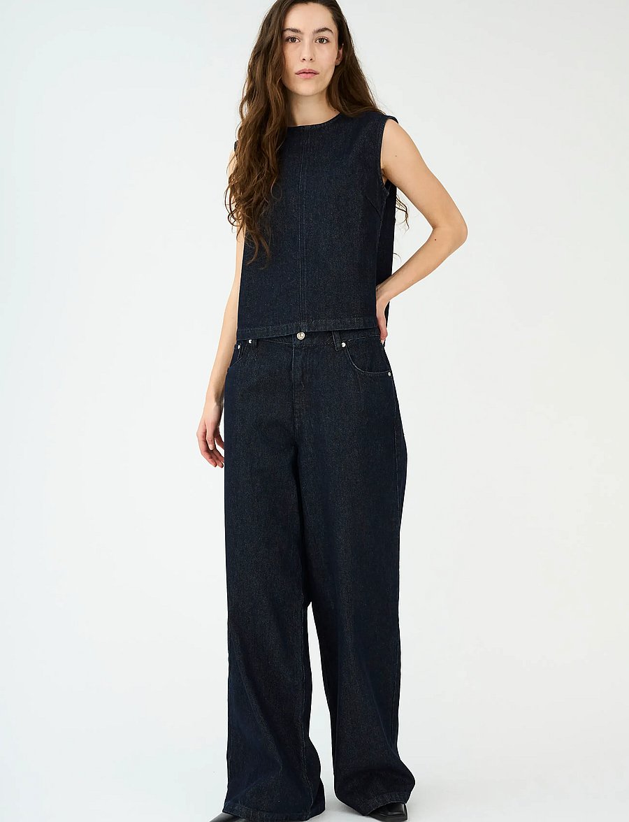IVY Copenhagen - IVY-Karla Supersize Jeans Wash Hong - jeans droites - denim blue - 0