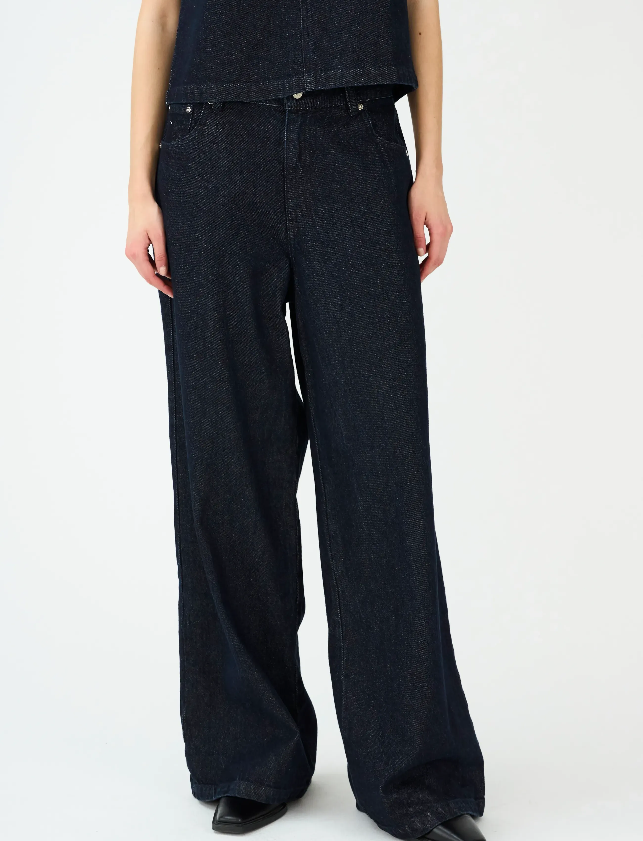 IVY Copenhagen - IVY-Karla Supersize Jeans Wash Hong - jeans droites - denim blue - 3