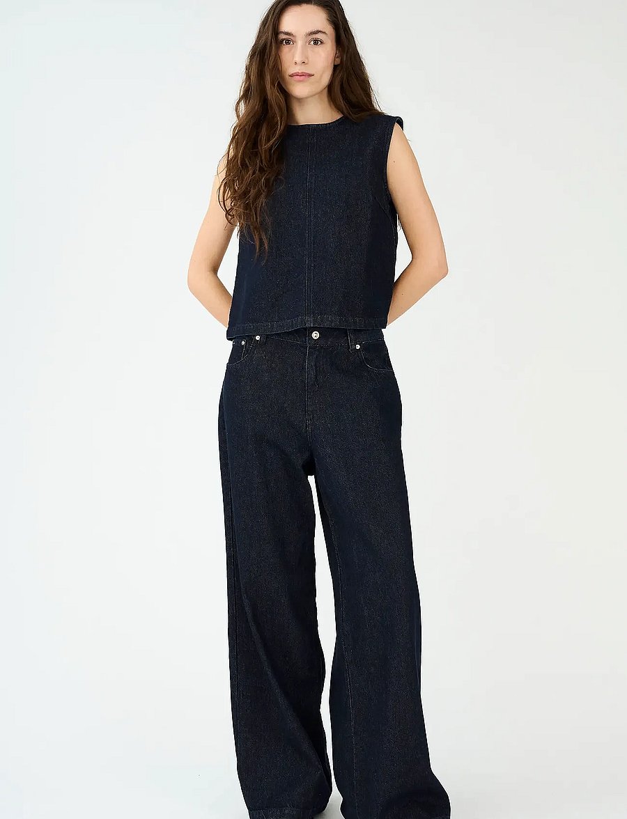 IVY Copenhagen - IVY-Karla Supersize Jeans Wash Hong - jeans droites - denim blue - 5