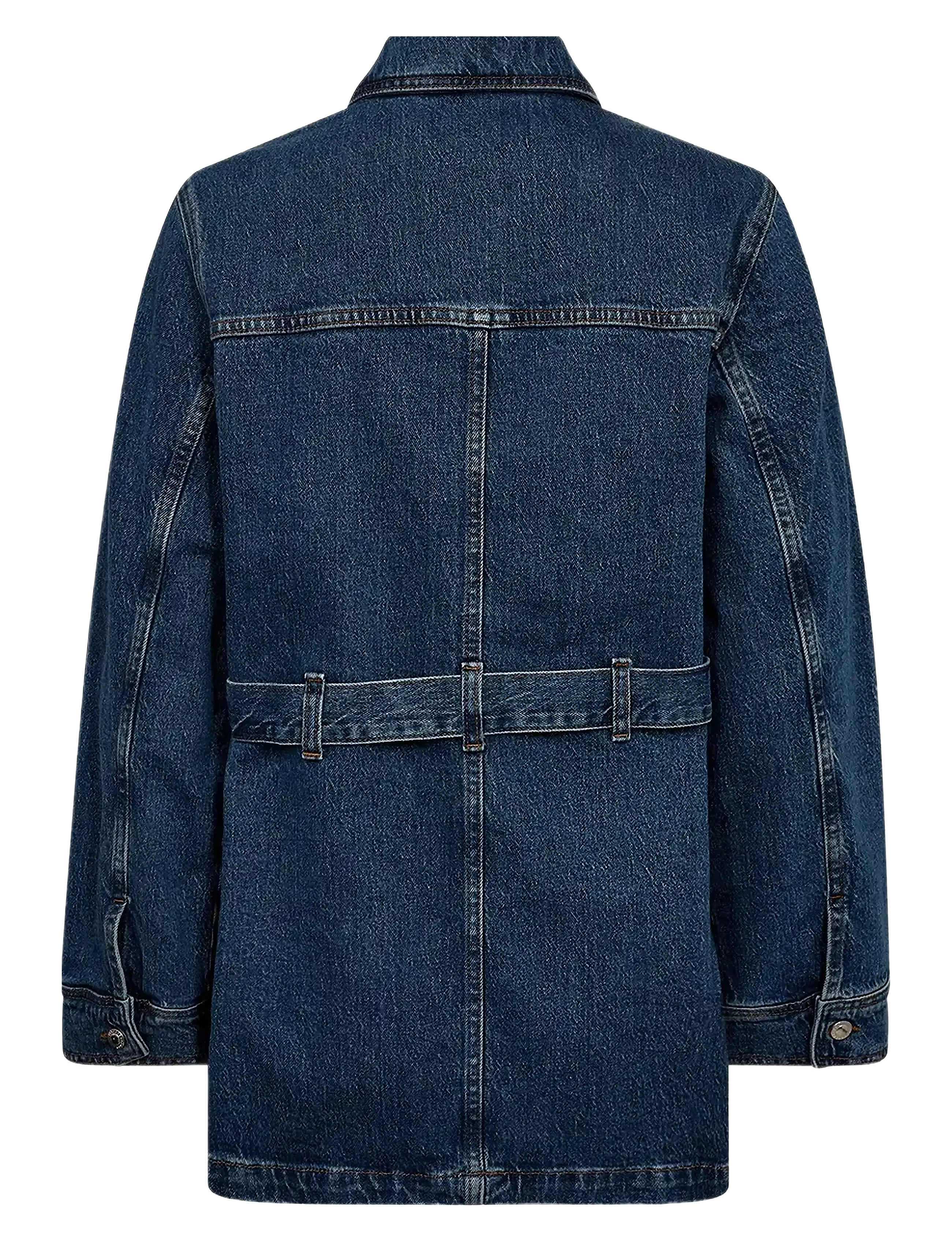 IVY Copenhagen - IVY-Kay Belted Uniform Jacket Wash - frühlingsjacken - denim blue - 2