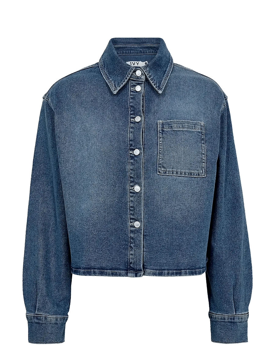 IVY Copenhagen - IVY-Heaven Denim Shirt Wash Tribeca - chemises en jeans - denim blue - 1