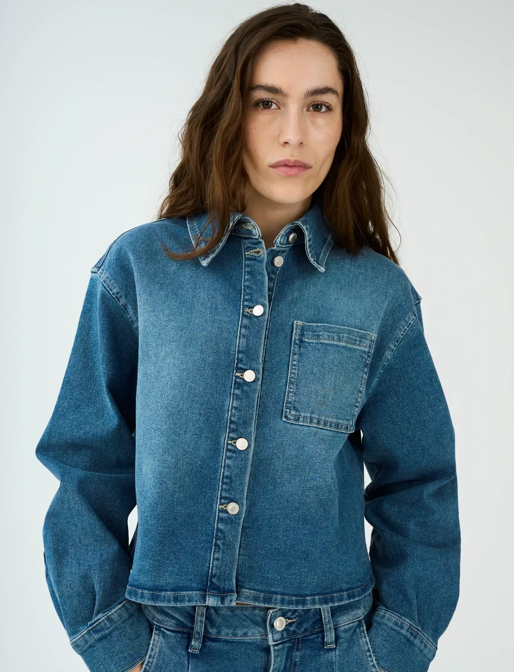 IVY Copenhagen - IVY-Heaven Denim Shirt Wash Tribeca - jeanshemden - denim blue - 4