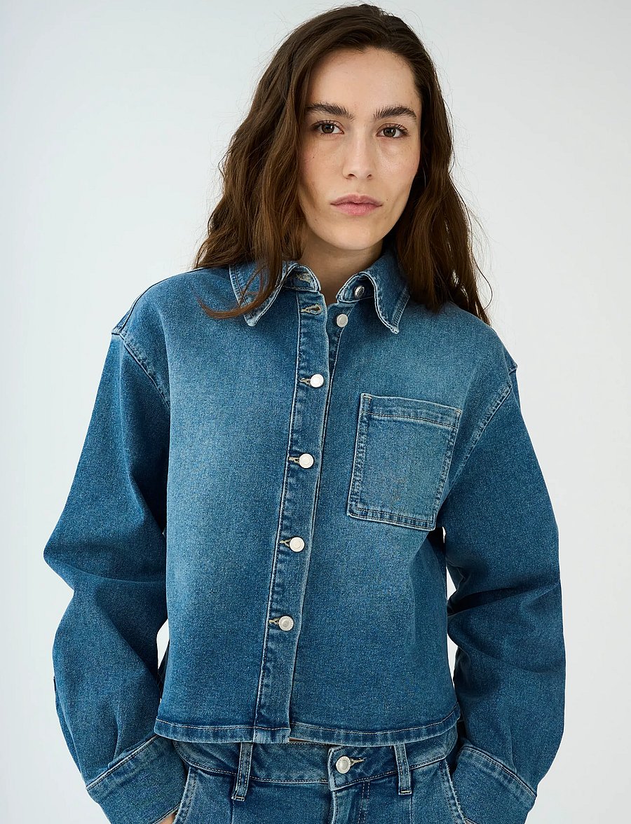 IVY Copenhagen - IVY-Heaven Denim Shirt Wash Tribeca - chemises en jeans - denim blue - 4