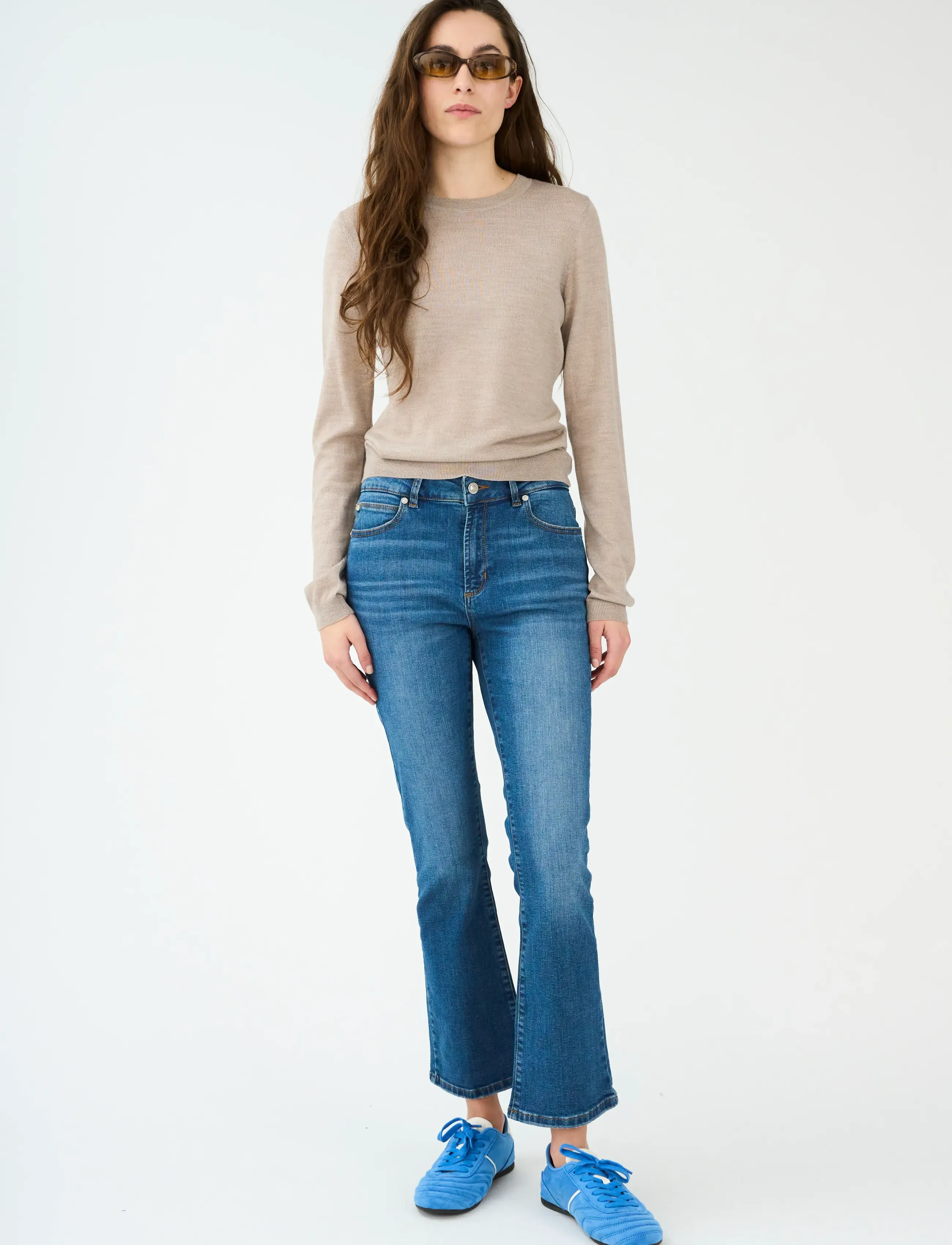IVY Copenhagen IVY-Johanna Kick Flare Jeans Wash A - Nyheder - DENIM BLUE / blue