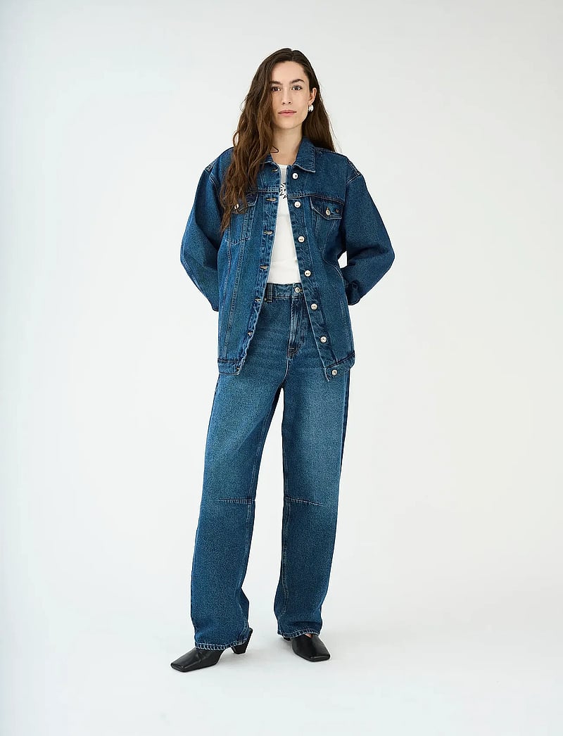 IVY Copenhagen - IVY-Janice Slung Jeans Wash Waterfo - tapered-lõikega teksad - denim blue - 4