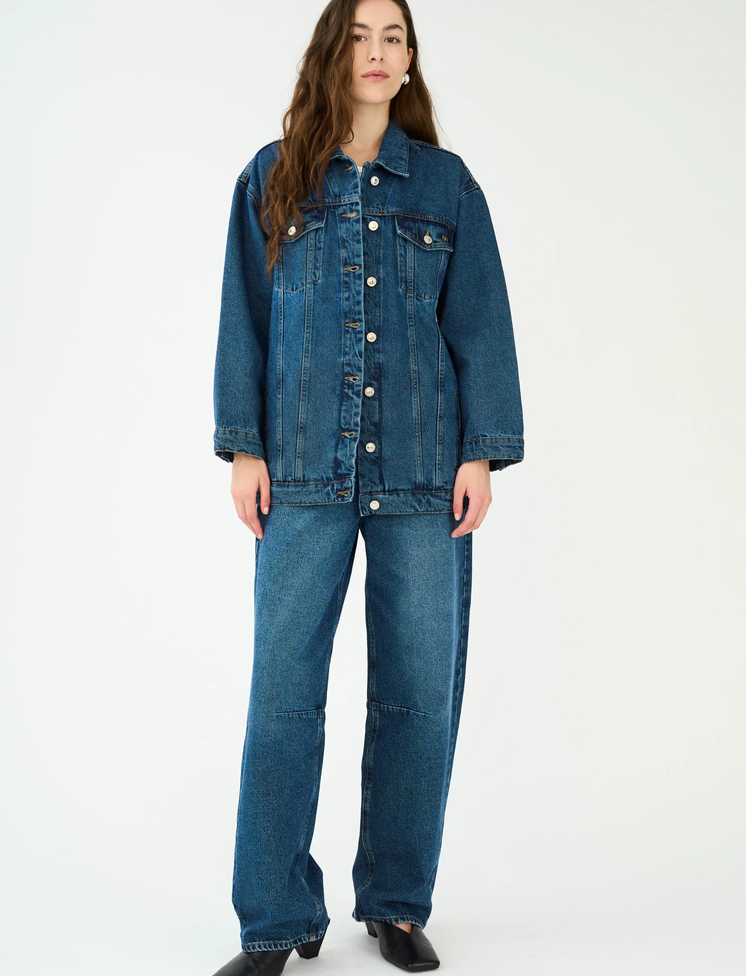 IVY Copenhagen - IVY-Janice Slung Jeans Wash Waterfo - tapered jeans - denim blue - 5