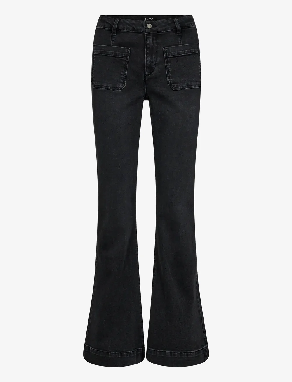 IVY Copenhagen - IVY-Ann Charlotte Jeans Wash Andora - utsvängda jeans - black - 1