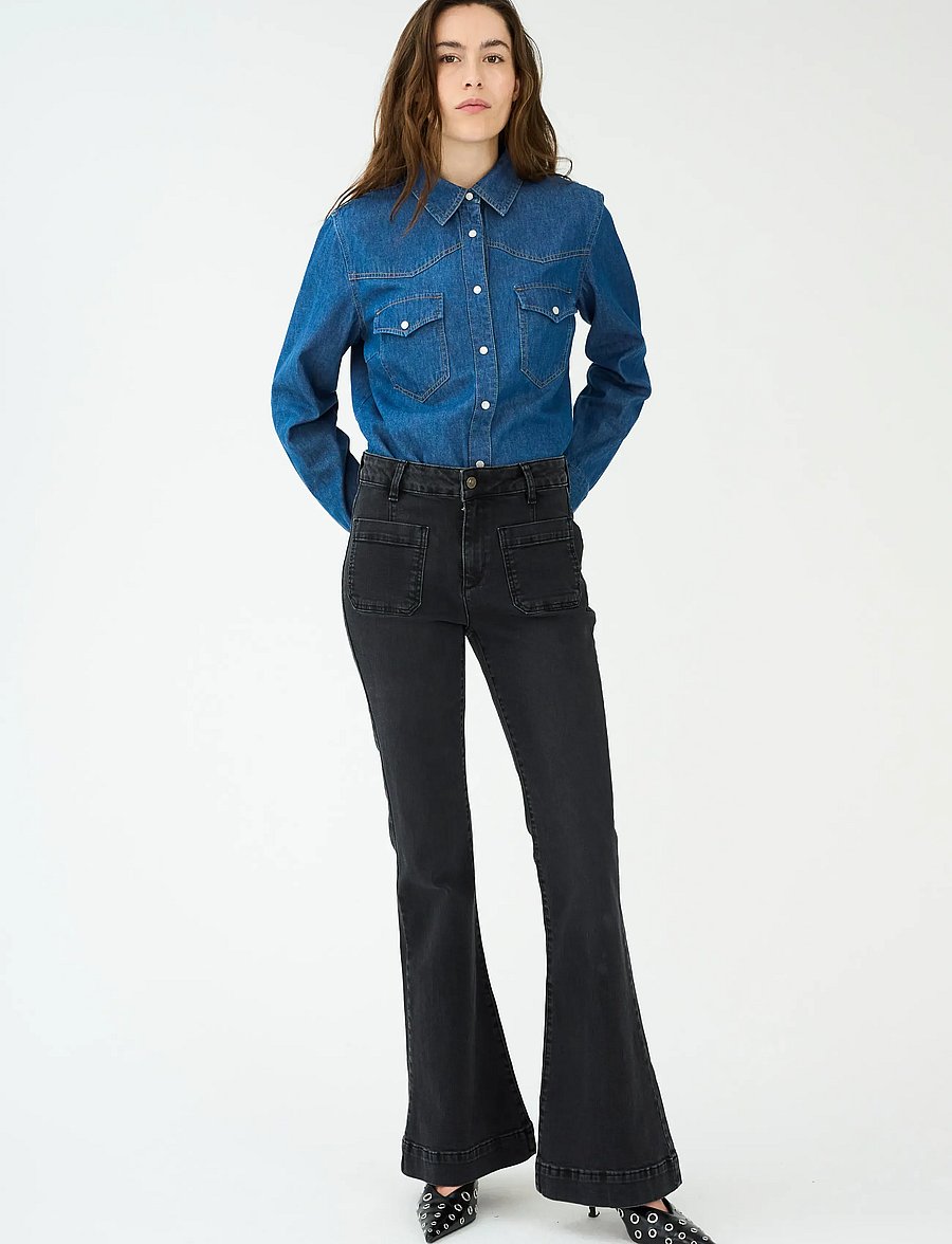 IVY Copenhagen - IVY-Ann Charlotte Jeans Wash Andora - black - 5