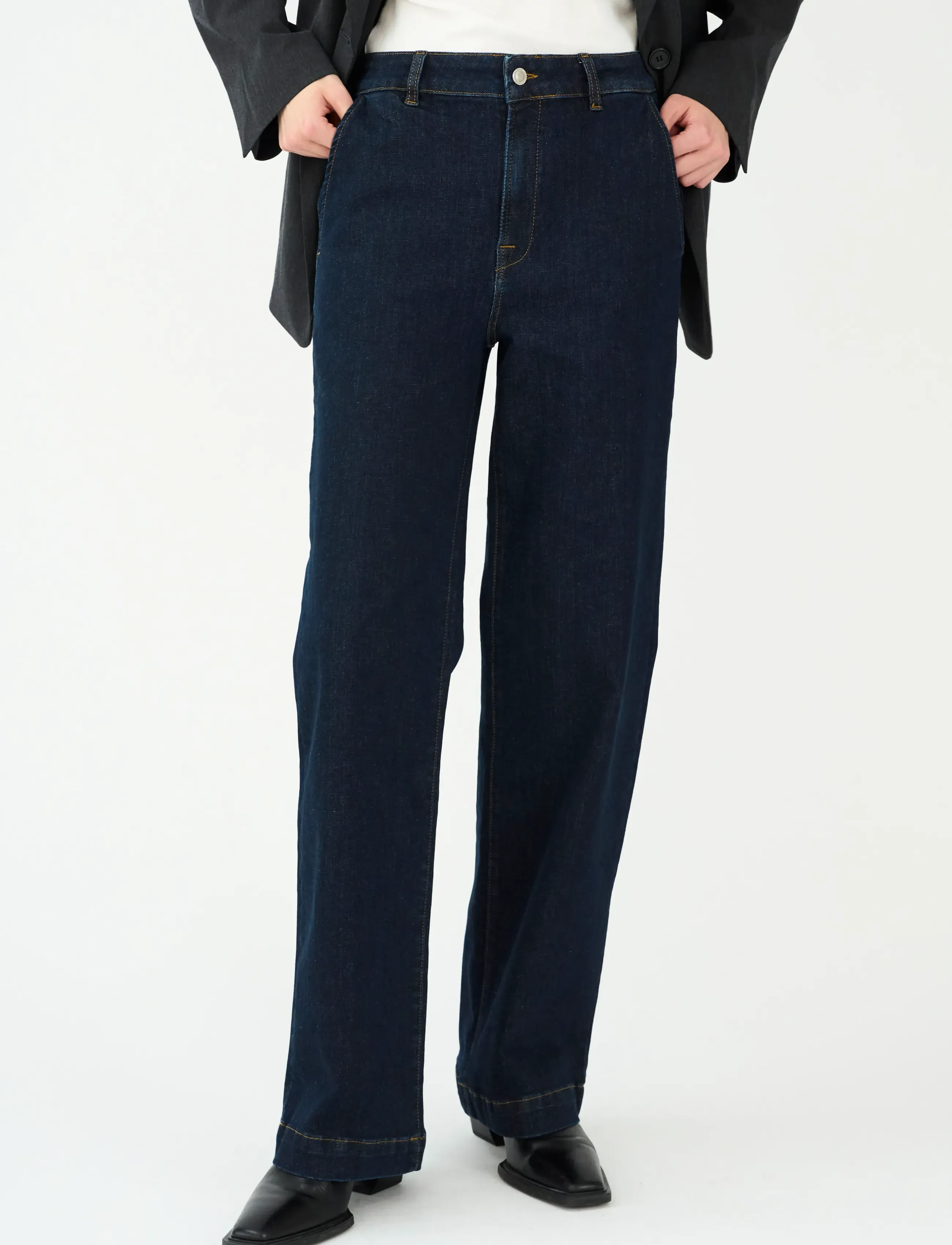 IVY Copenhagen - IVY-Augusta French Jeans Wash Undon - jeans slim - denim blue - 3