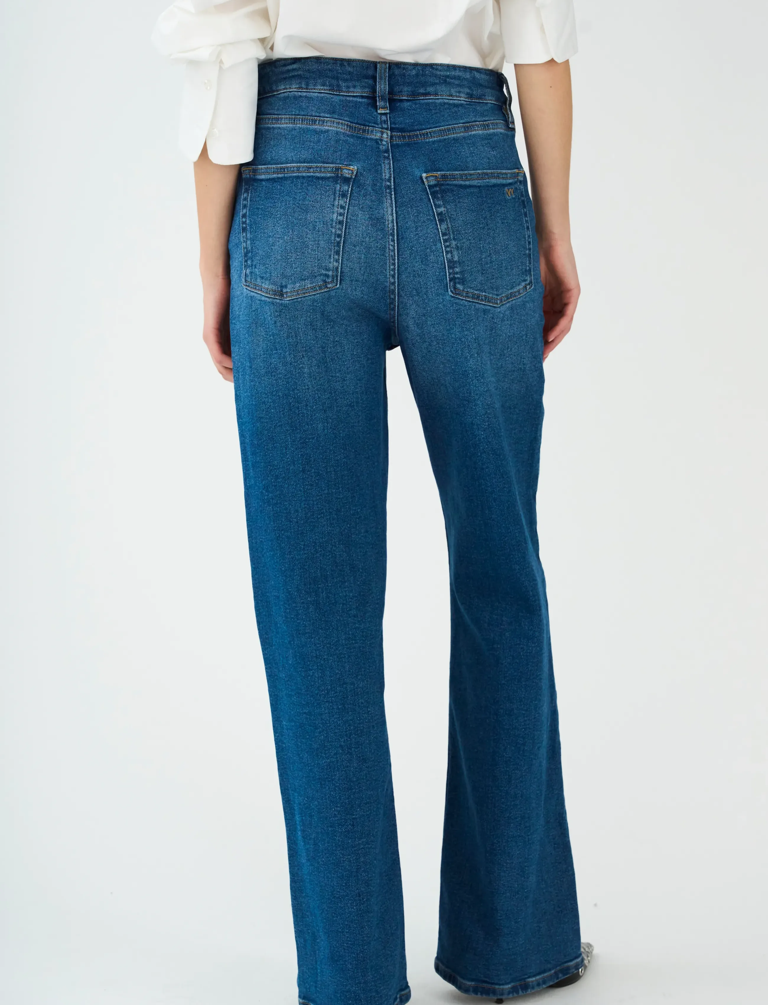 IVY Copenhagen - IVY-Brooke Jeans Wash Navan - brede jeans - denim blue - 5