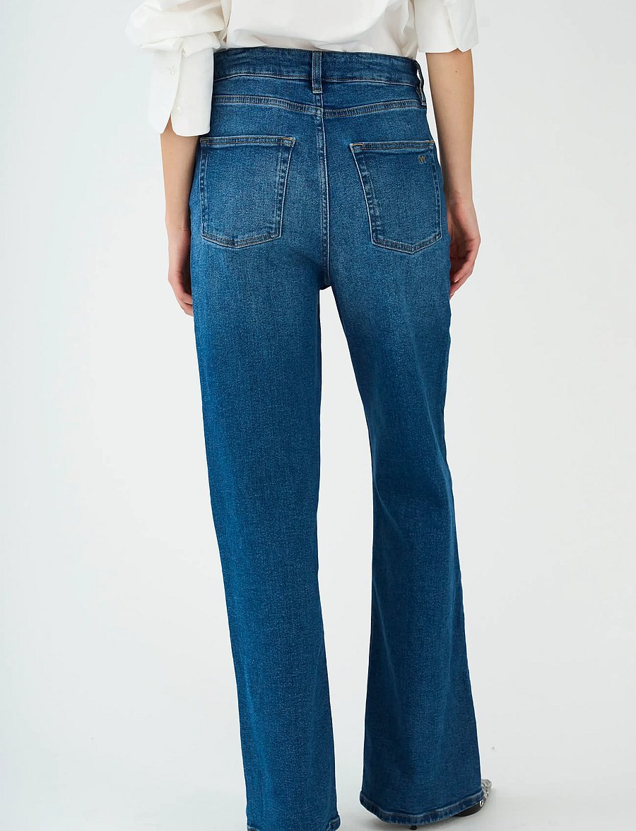 IVY Copenhagen - IVY-Brooke Jeans Wash Navan - brede jeans - denim blue - 5