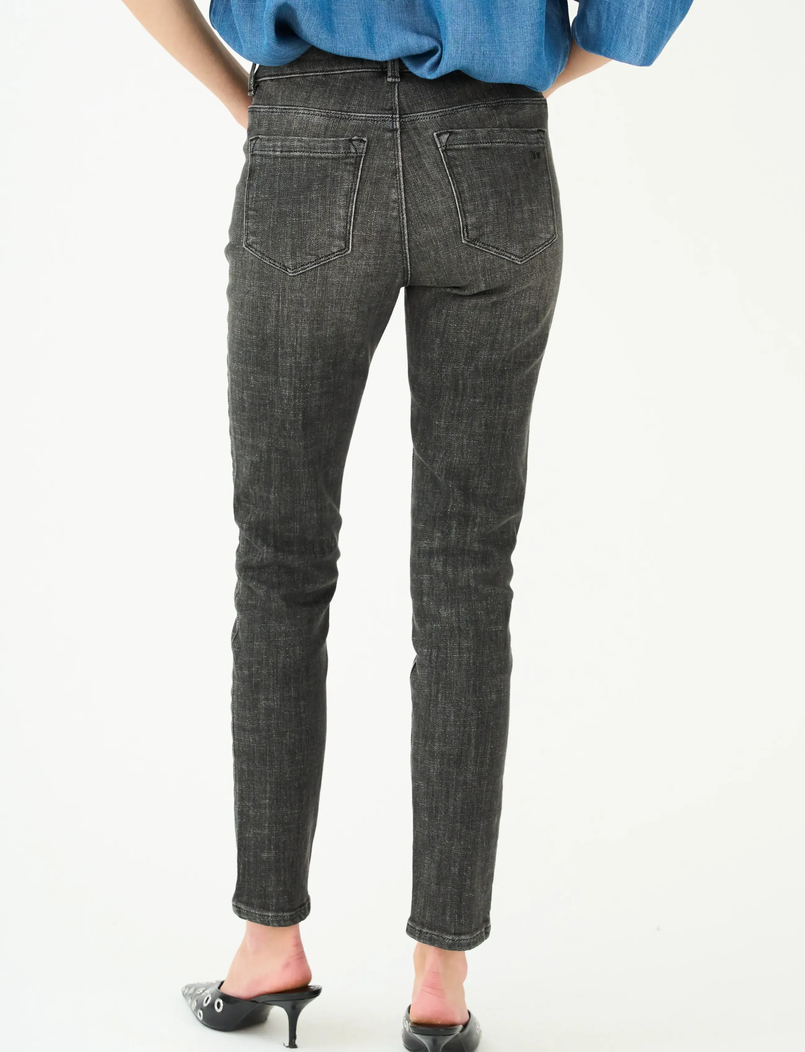 IVY Copenhagen - IVY-Alexa Cropped Jeans Wash Westpo - jeans skinny - grey - 3