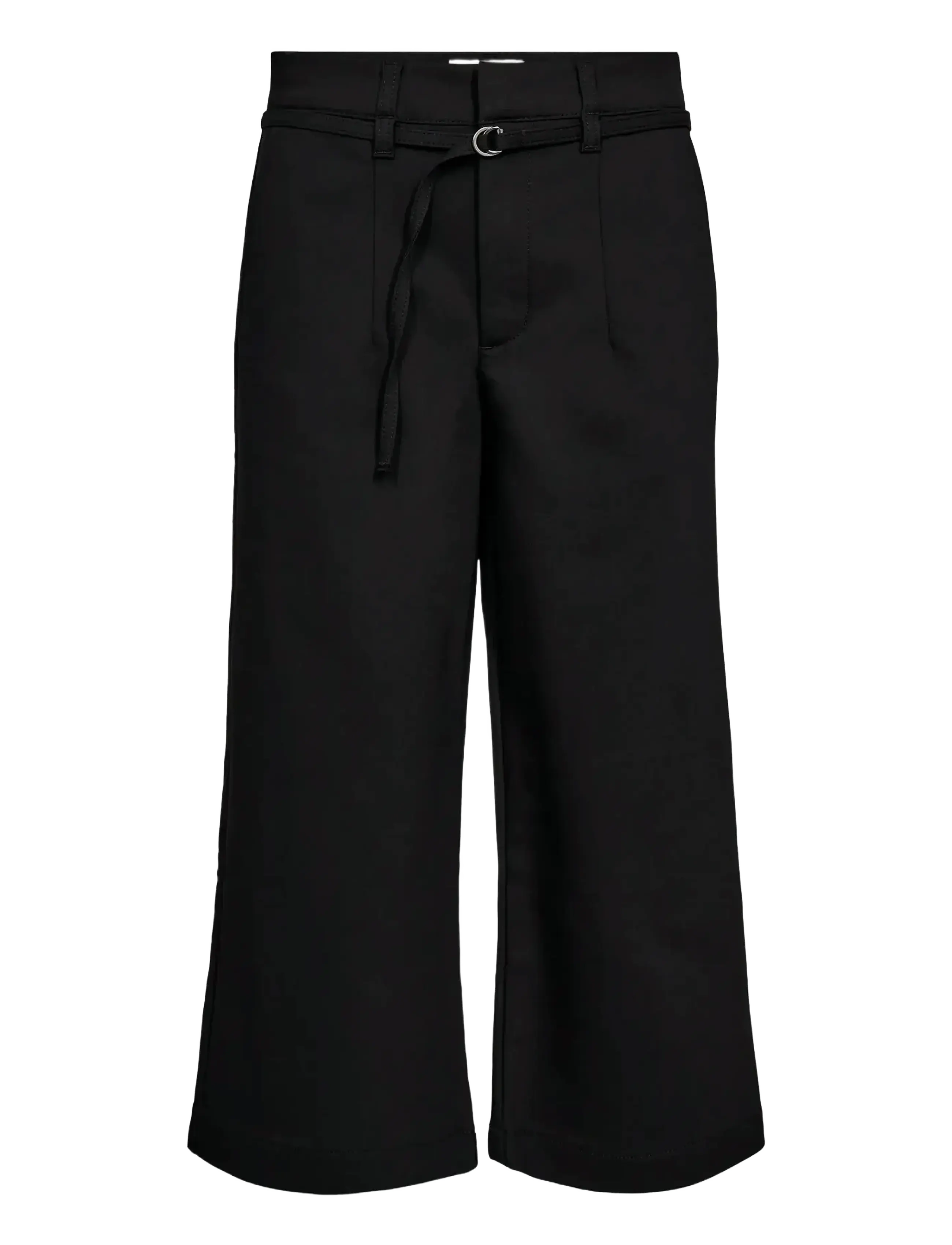 IVY Copenhagen IVY-Alice Belted Culotte - Kapripüksid - BLACK / black