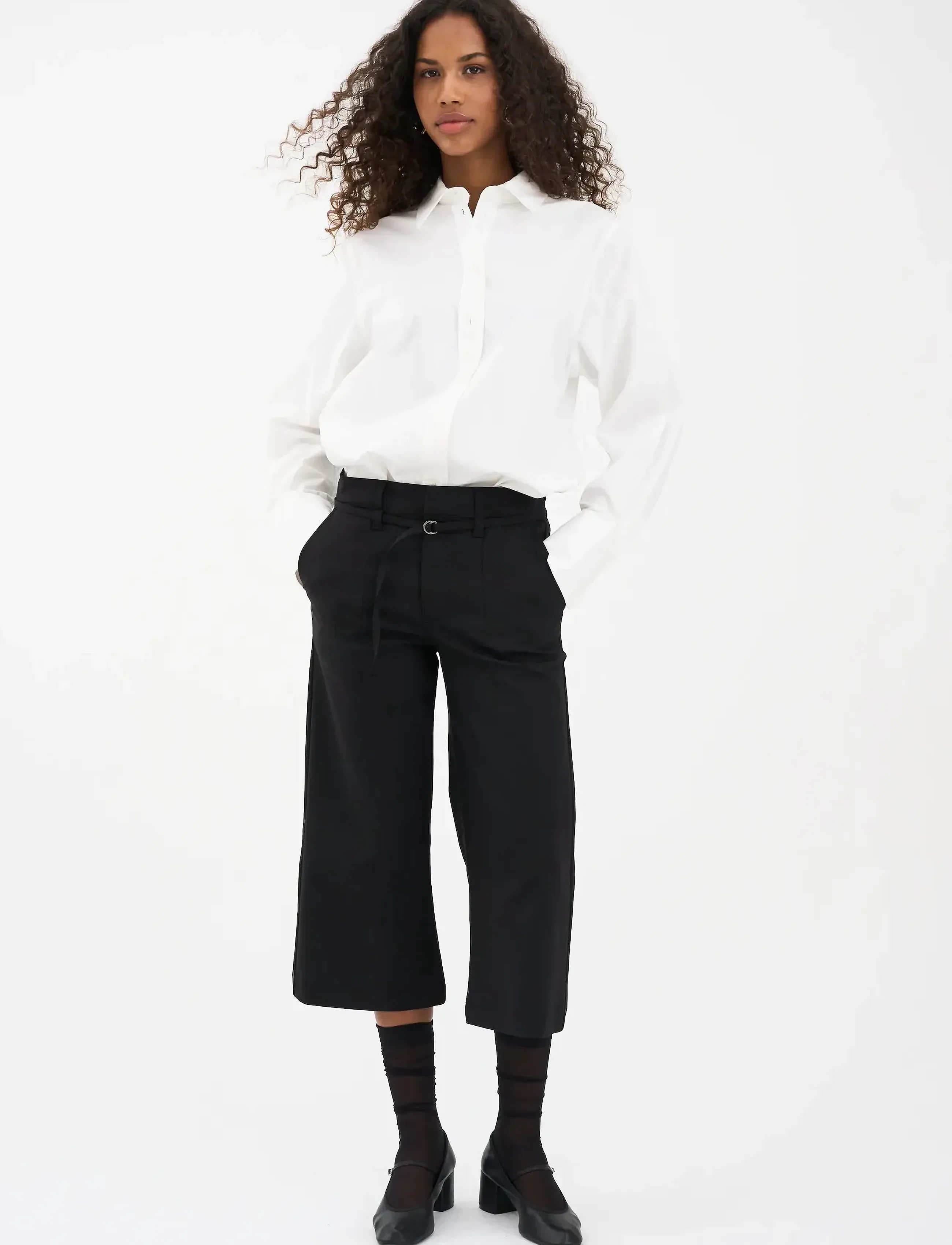 IVY Copenhagen IVY-Alice Belted Culotte - Tøj - BLACK / black