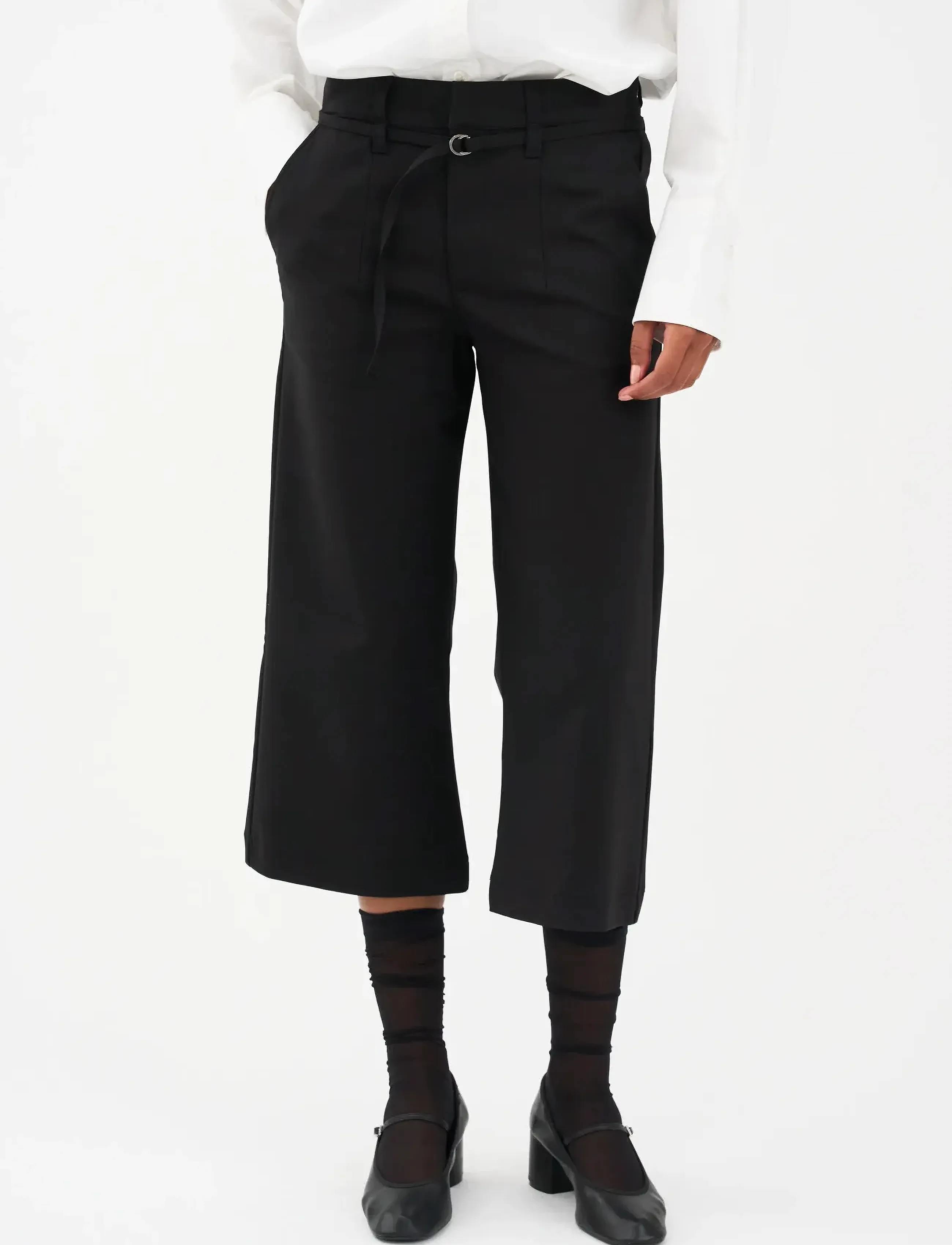 IVY Copenhagen - IVY-Alice Belted Culotte - culottes - black - 3