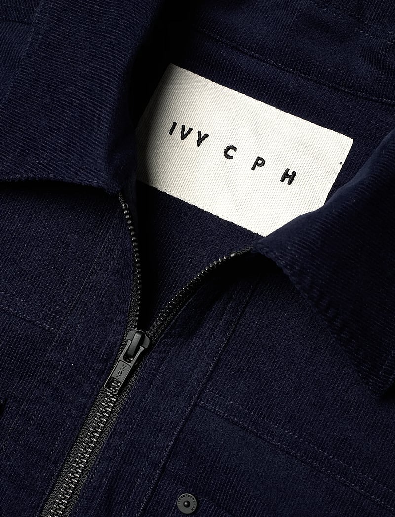IVY Copenhagen - IVY-Ann Charlotte Cord Zip Jacket - utilityjackor - deep navy blue - 3