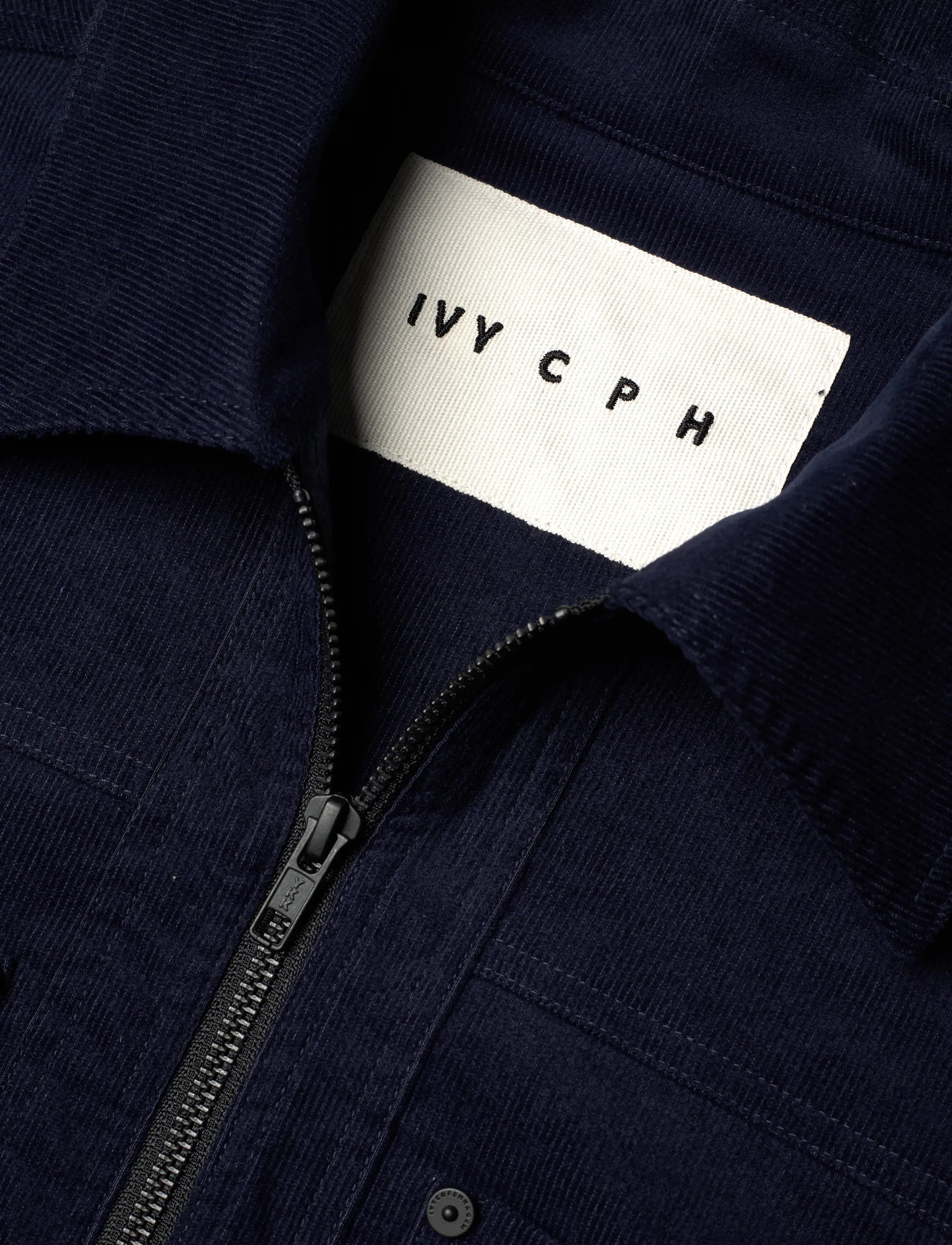 IVY Copenhagen - IVY-Ann Charlotte Cord Zip Jacket - utility jakid - deep navy blue - 3