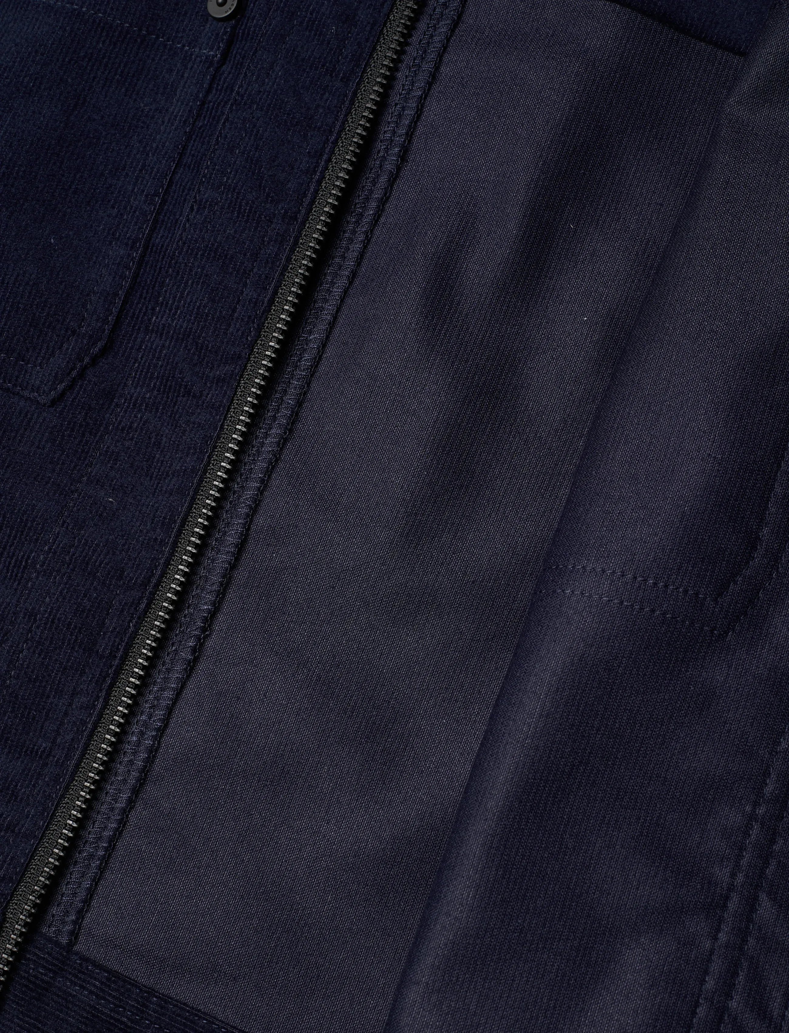 IVY Copenhagen - IVY-Ann Charlotte Cord Zip Jacket - utility jakid - deep navy blue - 4