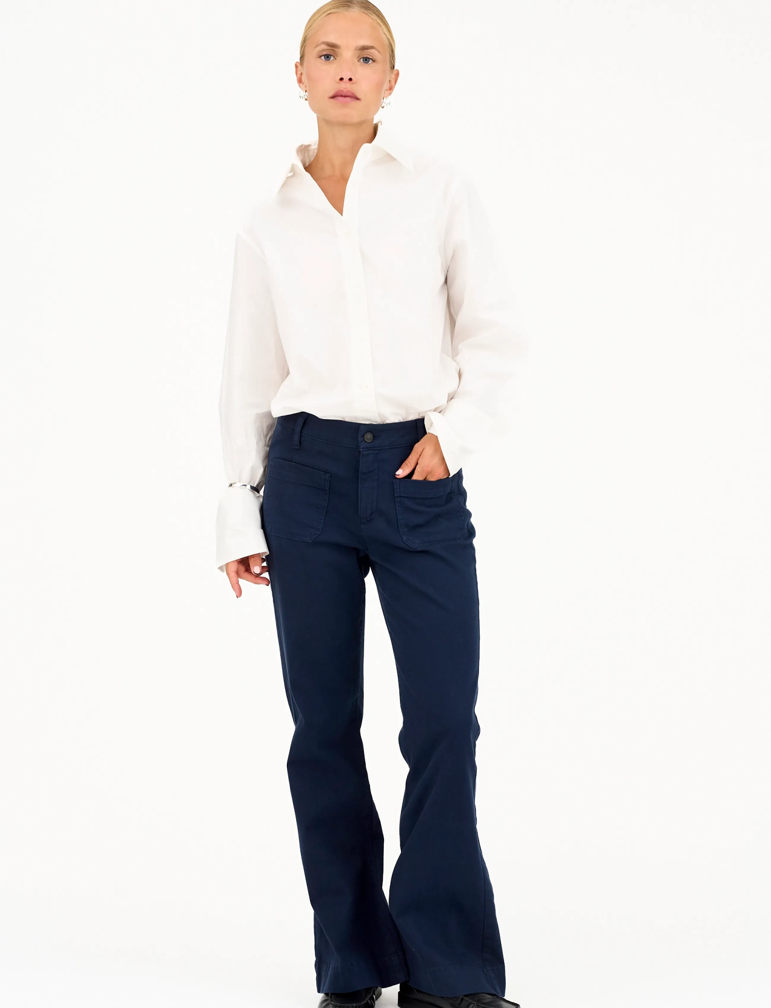 IVY Copenhagen IVY-Ann Charlotte Jeans Wash Sava C - Transitional Layering - TWILIGHT NAVY / navy