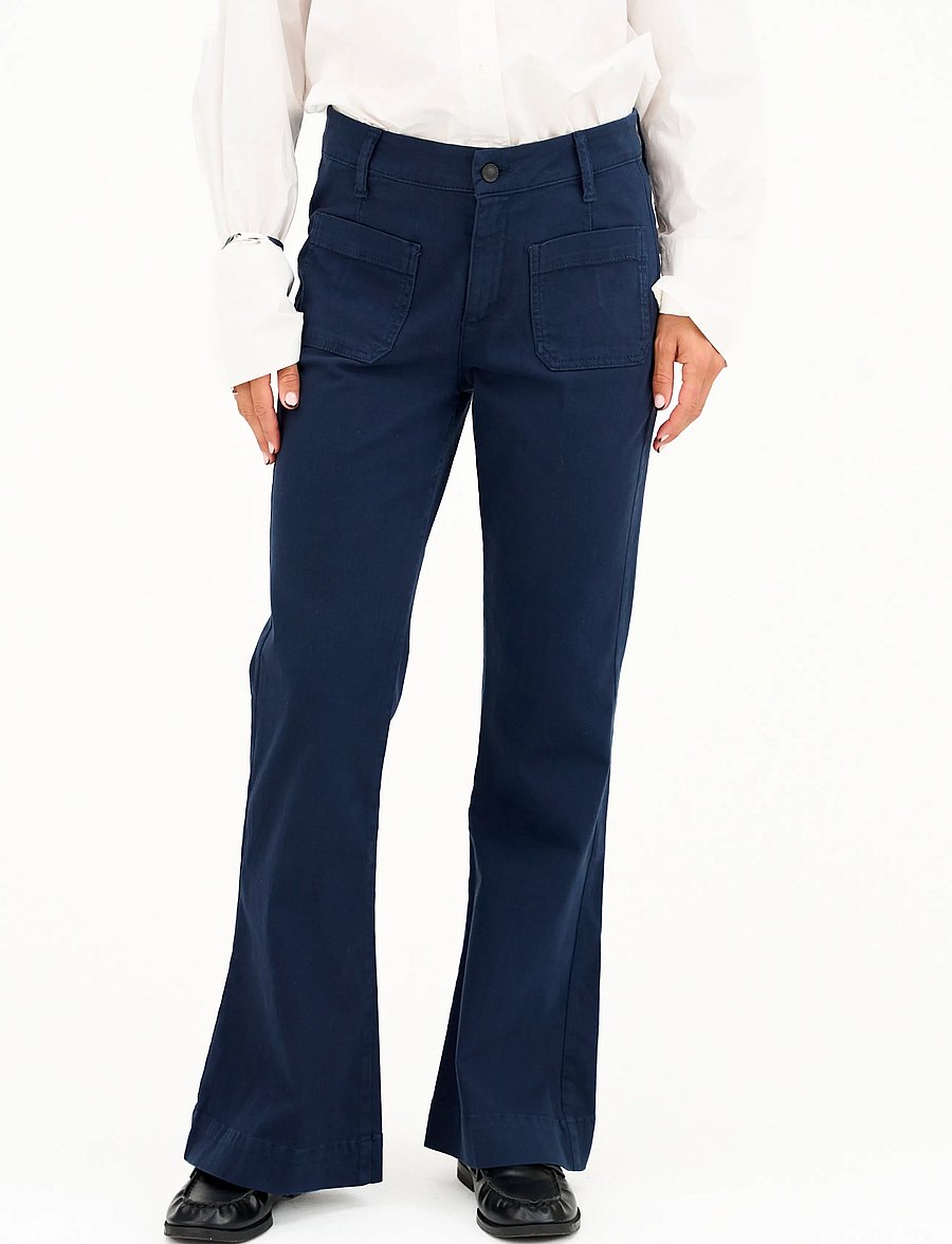IVY Copenhagen - IVY-Ann Charlotte Jeans Wash Sava C - utsvängda jeans - twilight navy - 4