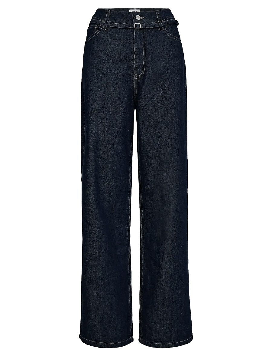 IVY Copenhagen - IVY-Brooke Belted Jeans Wash Manhat - wide leg jeans - rinse denim - 1