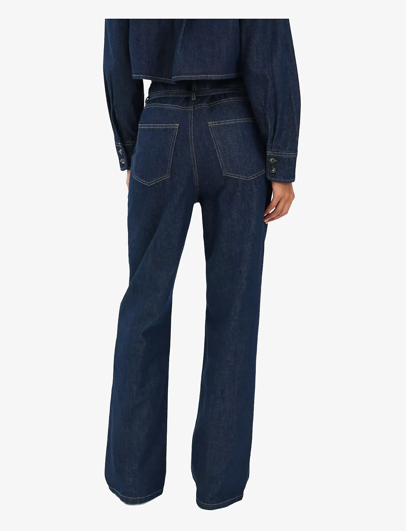 IVY Copenhagen - IVY-Brooke Belted Jeans Wash Manhat - vida jeans - rinse denim - 3