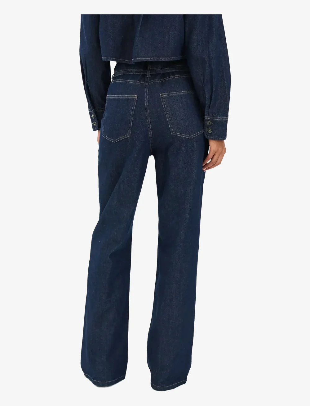 IVY Copenhagen - IVY-Brooke Belted Jeans Wash Manhat - vida jeans - rinse denim - 3