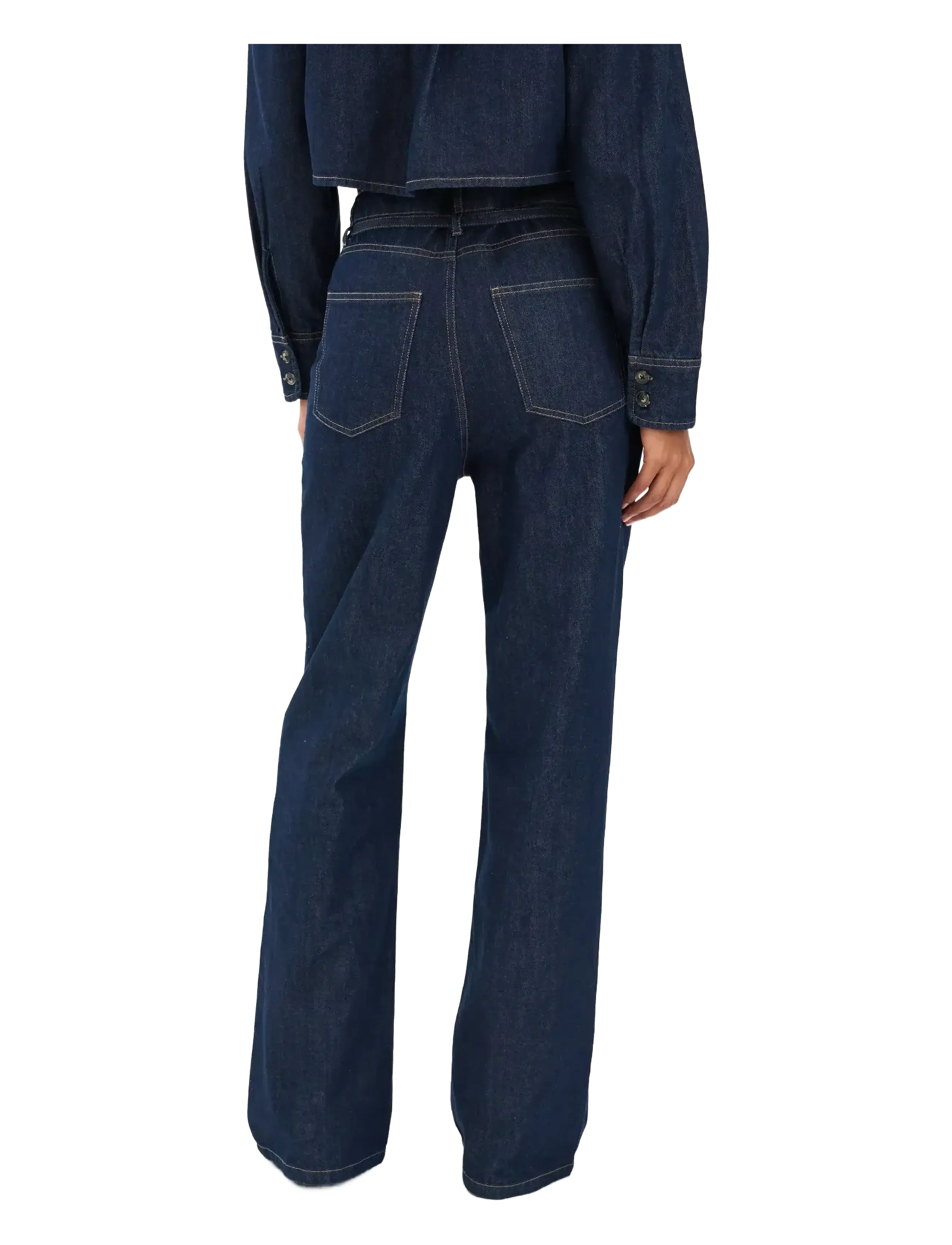IVY Copenhagen - IVY-Brooke Belted Jeans Wash Manhat - brede jeans - rinse denim - 3