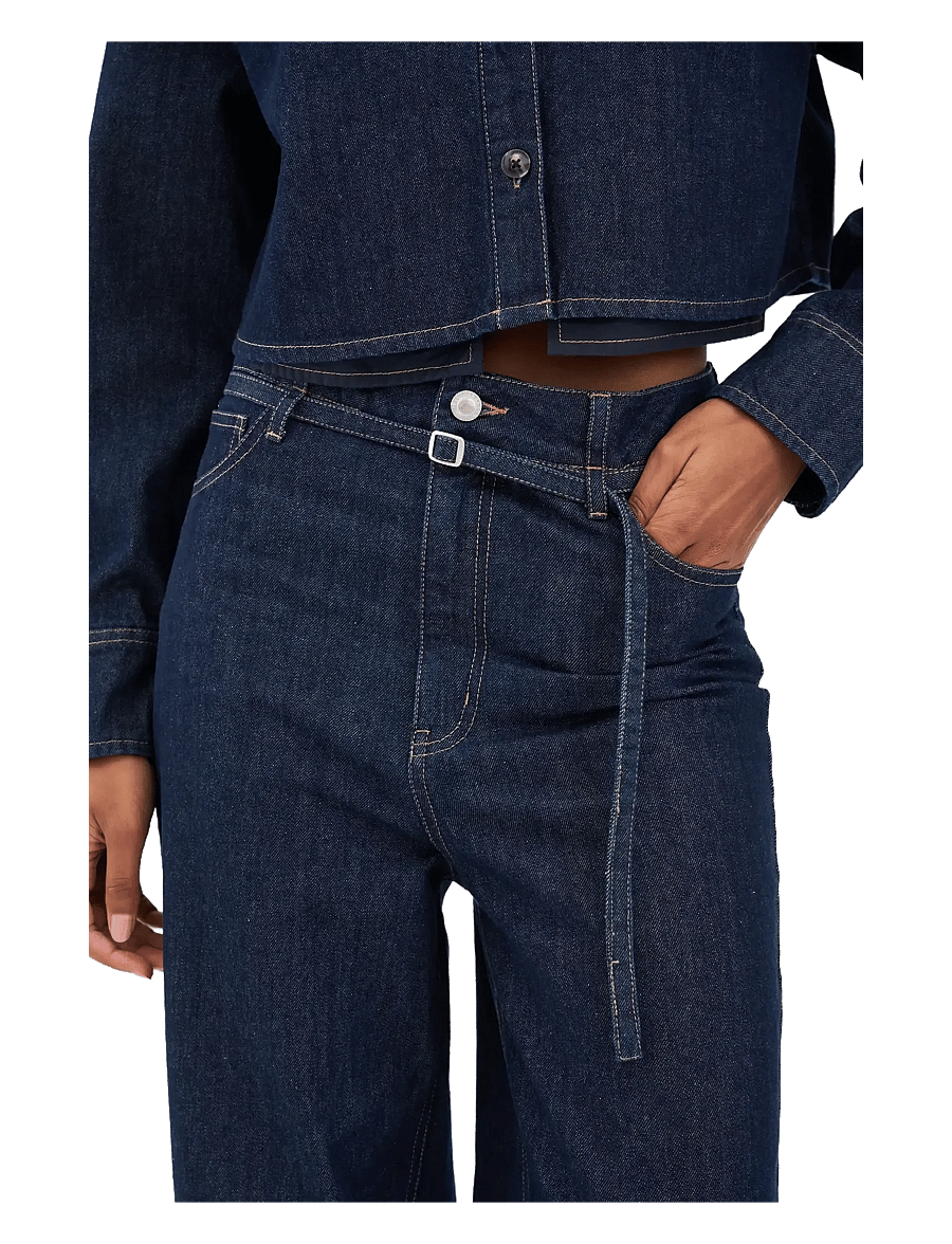 IVY Copenhagen - IVY-Brooke Belted Jeans Wash Manhat - wide leg jeans - rinse denim - 4