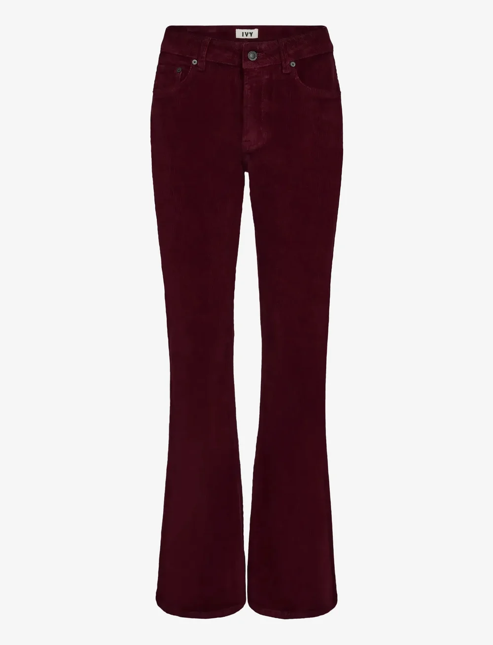 IVY Copenhagen - IVY-Charlotte Jeans Cord. - utsvängda jeans - burgundy - 1
