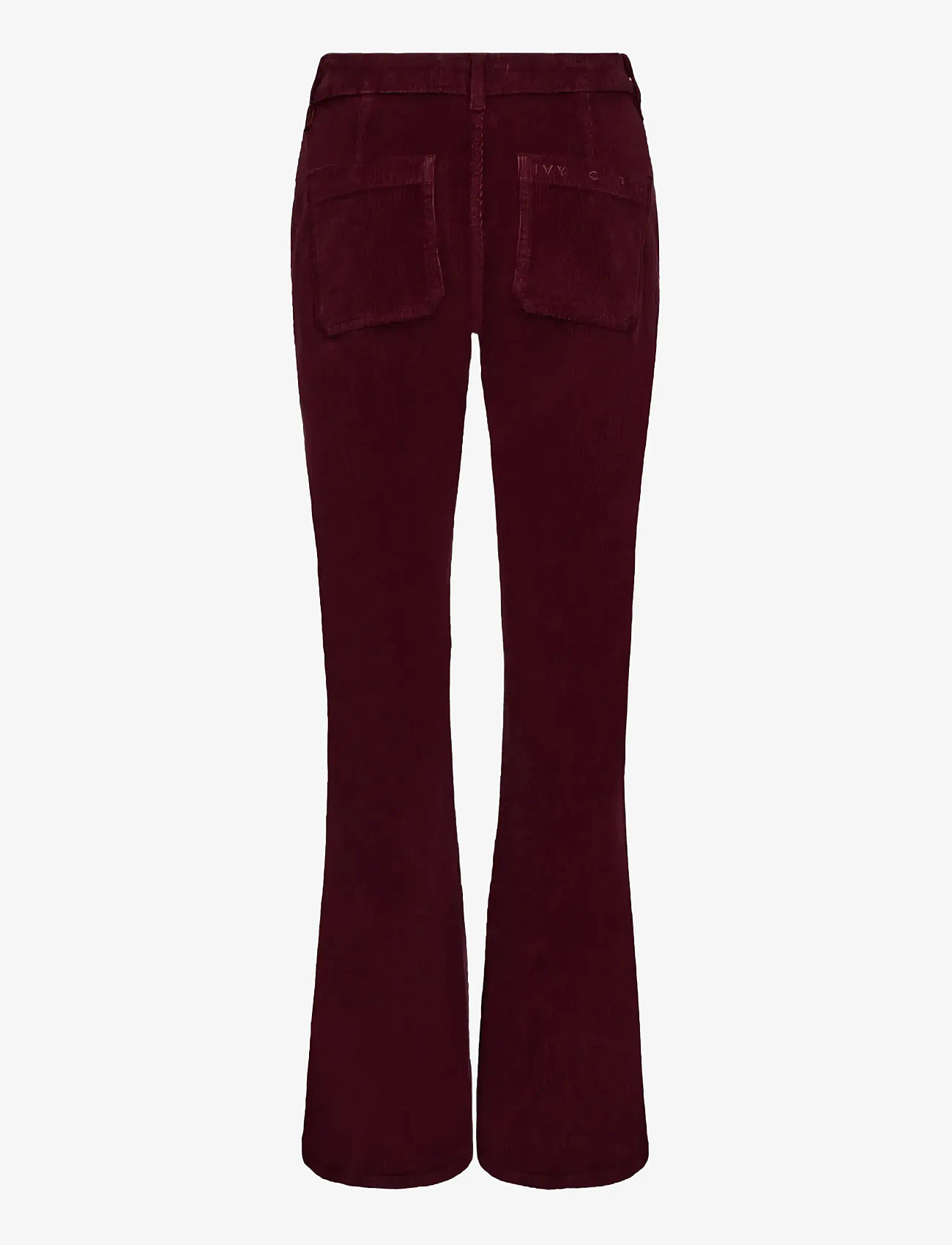 IVY Copenhagen - IVY-Charlotte Jeans Cord. - alt eriti laia säärega teksad - burgundy - 2