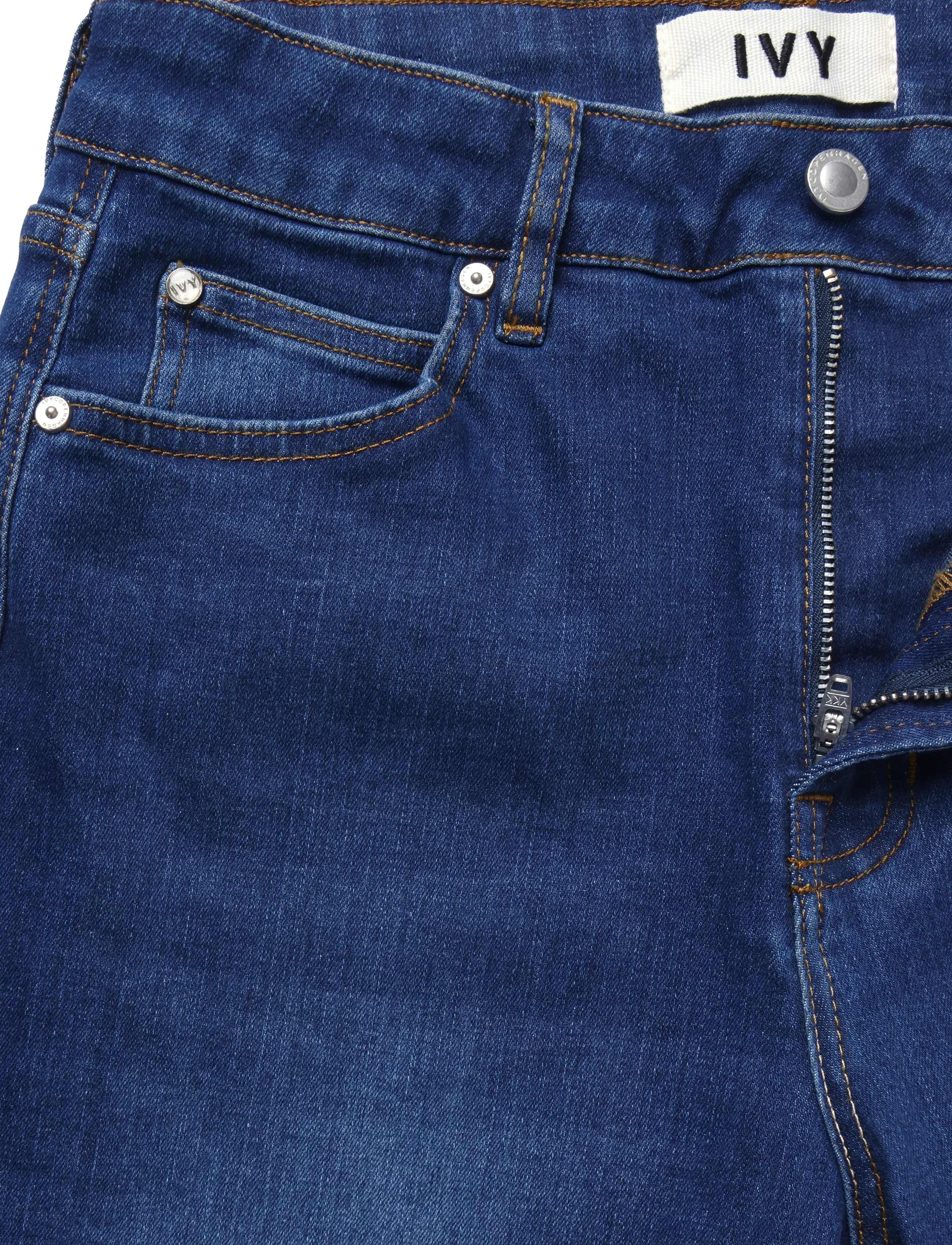 IVY Copenhagen - IVY-Mia Earth Jeans Wash Cayenne - straight jeans - denim blue - 2