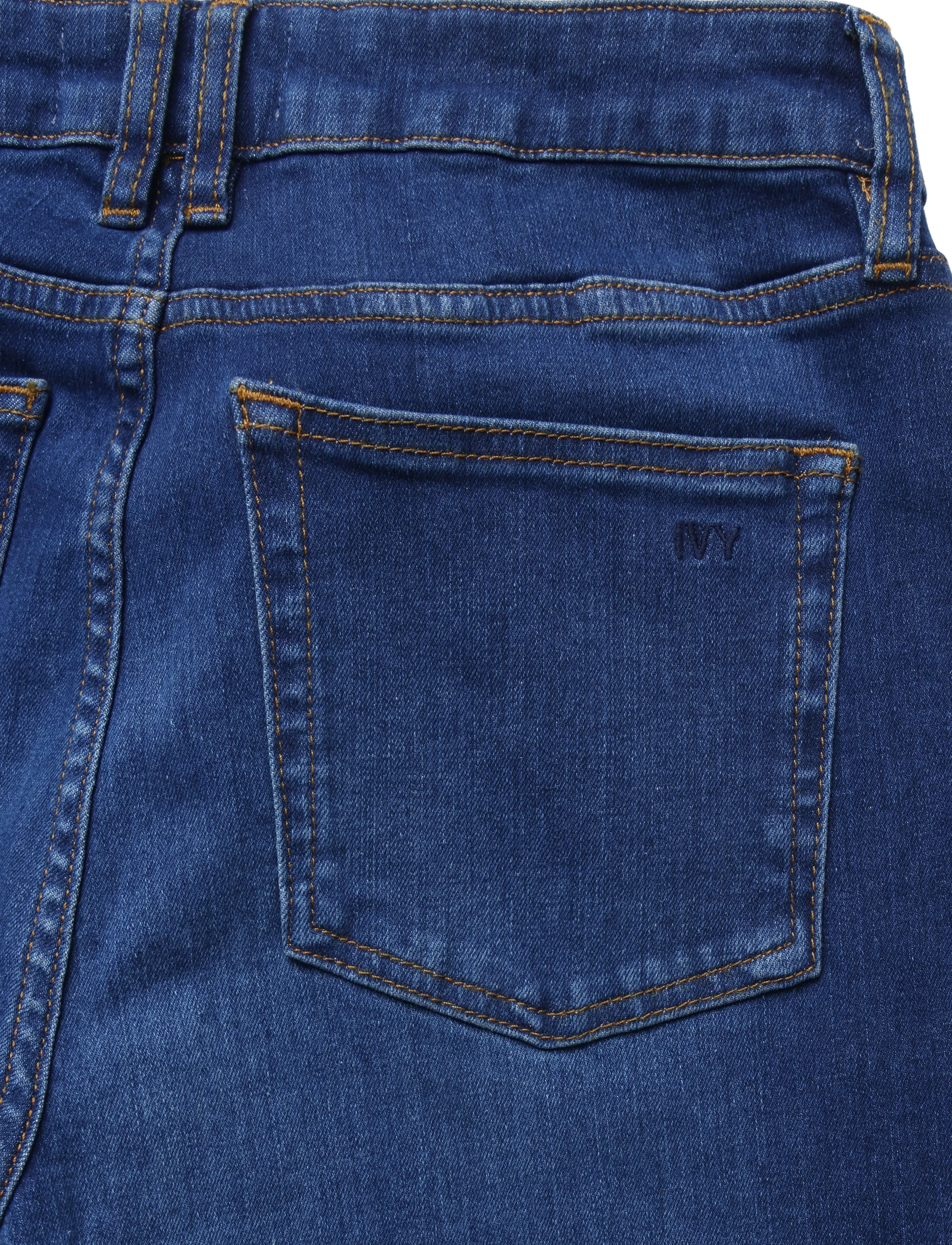 IVY Copenhagen - IVY-Mia Earth Jeans Wash Cayenne - straight jeans - denim blue - 4