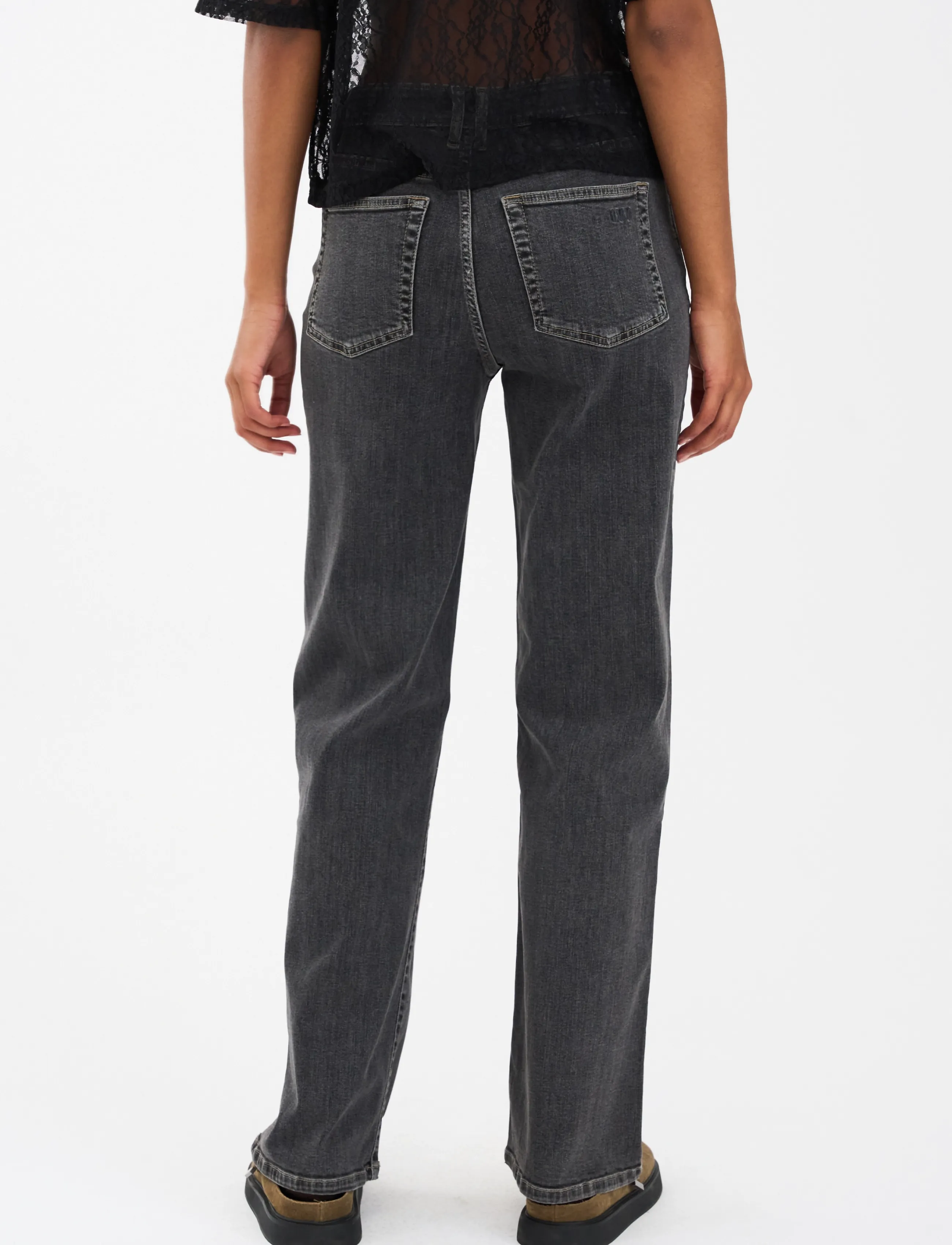IVY Copenhagen - IVY-Mia Jeans Wash Vintage Black - straight jeans - black - 4