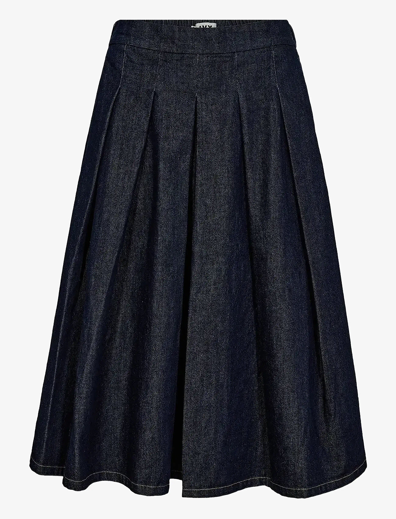 IVY Copenhagen - IVY-Morisette Solar Skirt Wash Manh - midi-röcke - rinse denim - 1