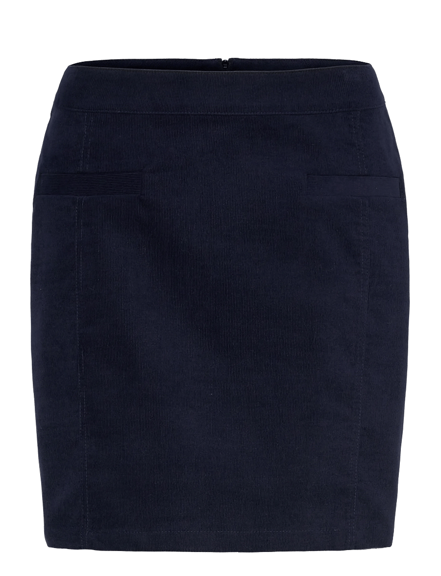 IVY Copenhagen - IVY-Sign Cord Mini Skirt - jupes crayon - deep navy blue - 1