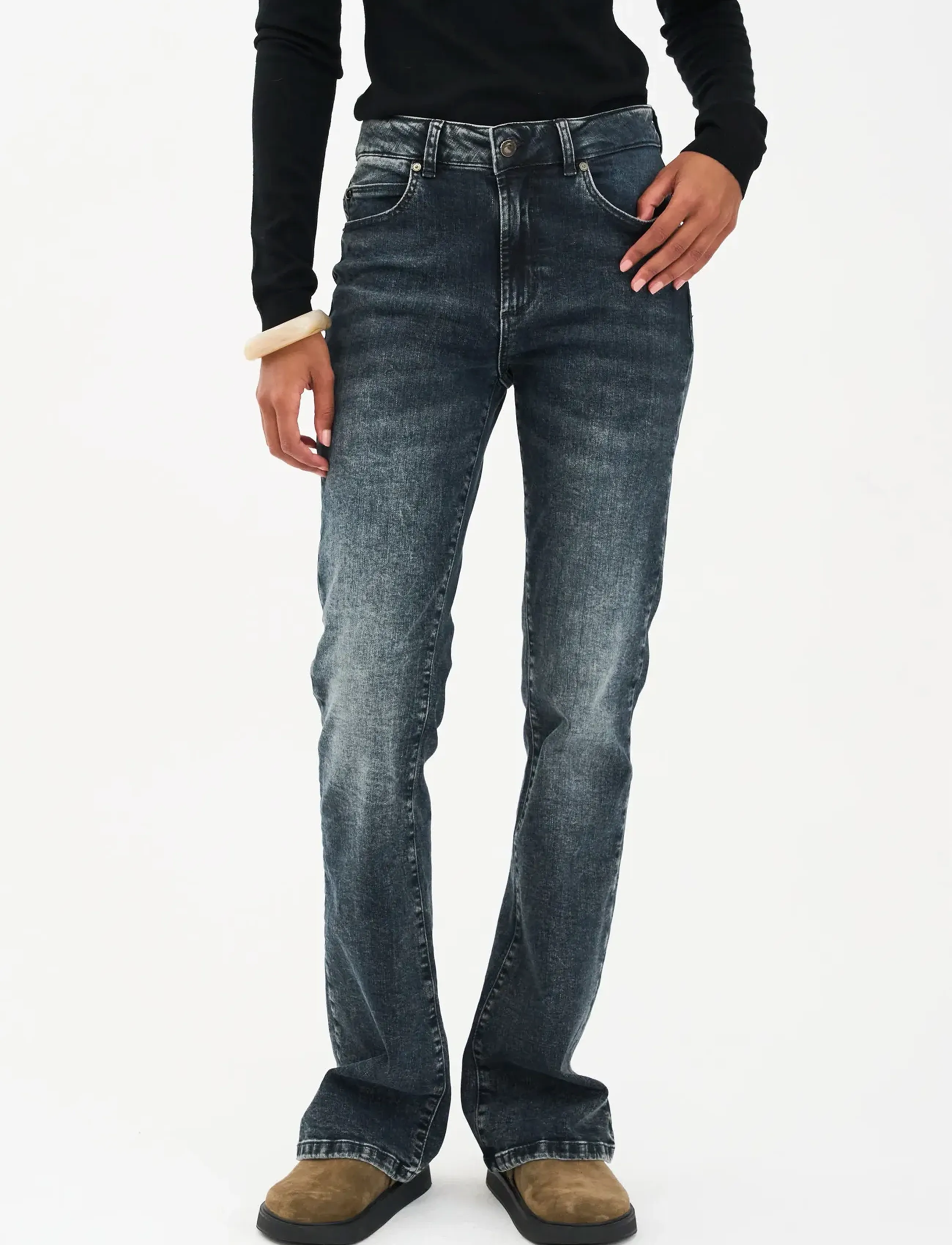 IVY Copenhagen - IVY-Tara Jeans Wash Queens Blue - jeans bootcut - denim blue - 3