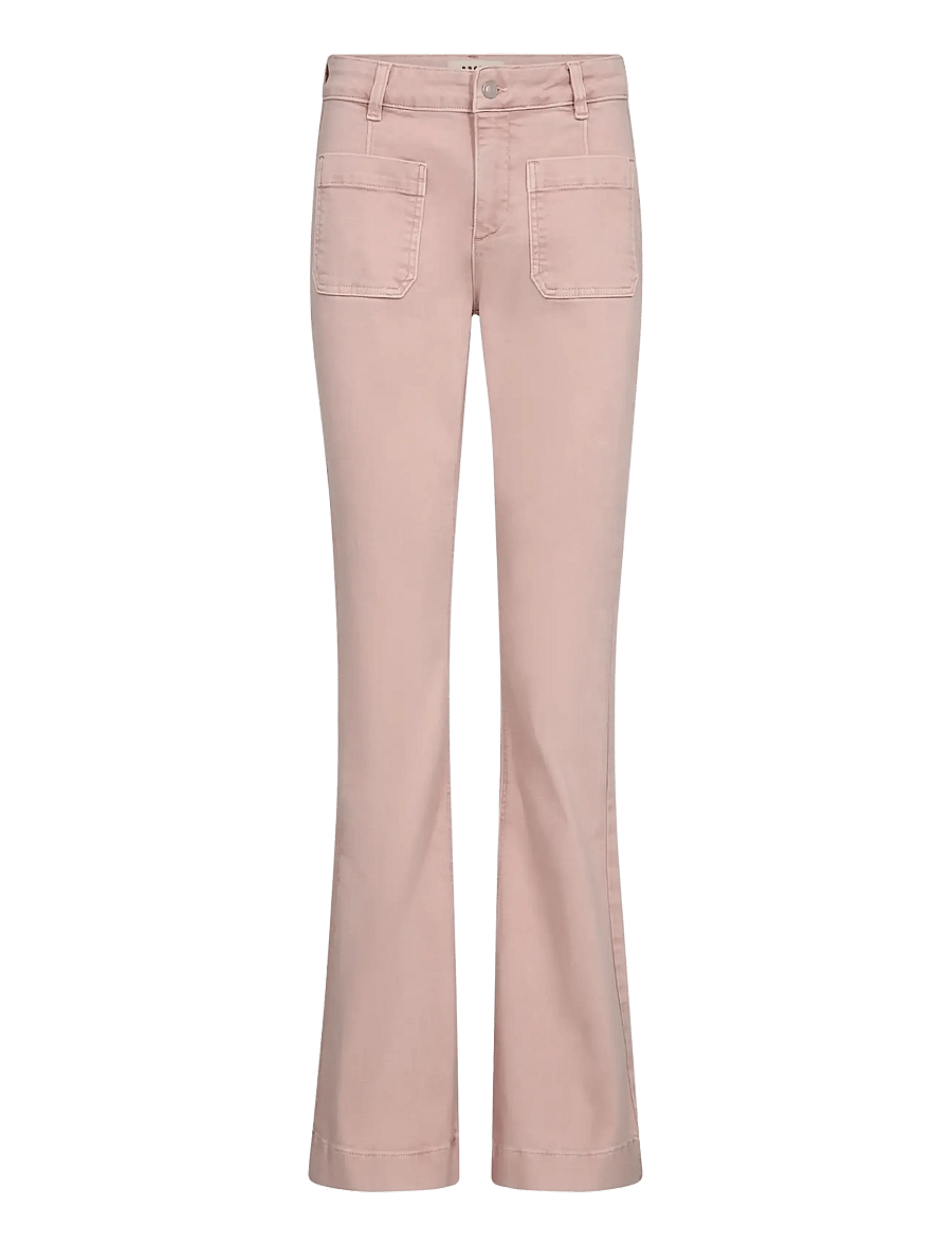 IVY Copenhagen - IVY-Ann Charlotte Jeans PFD - nuo kelių platėjantys džinsai - rose blossom - 1