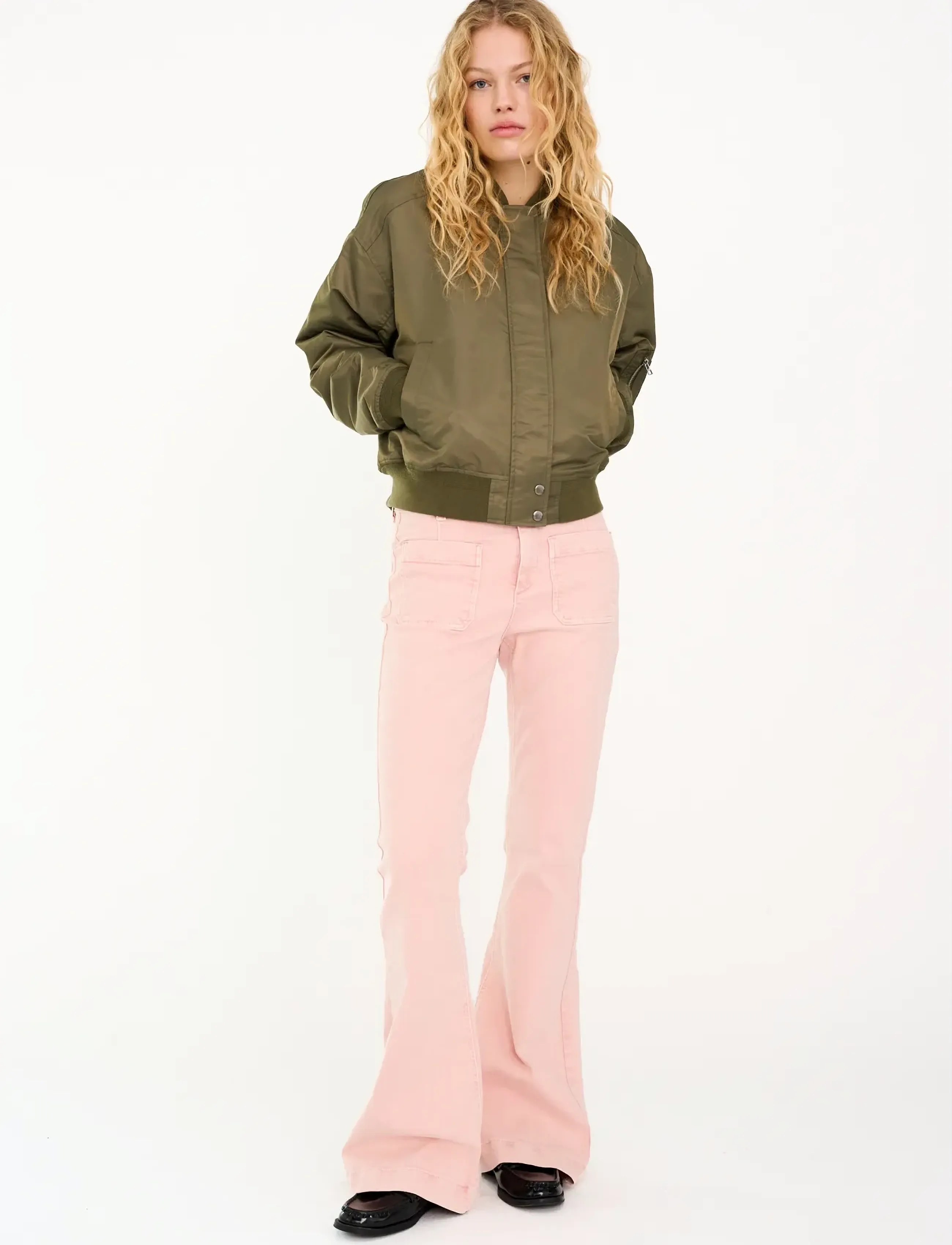 IVY Copenhagen - IVY-Ann Charlotte Jeans PFD - nuo kelių platėjantys džinsai - rose blossom - 0