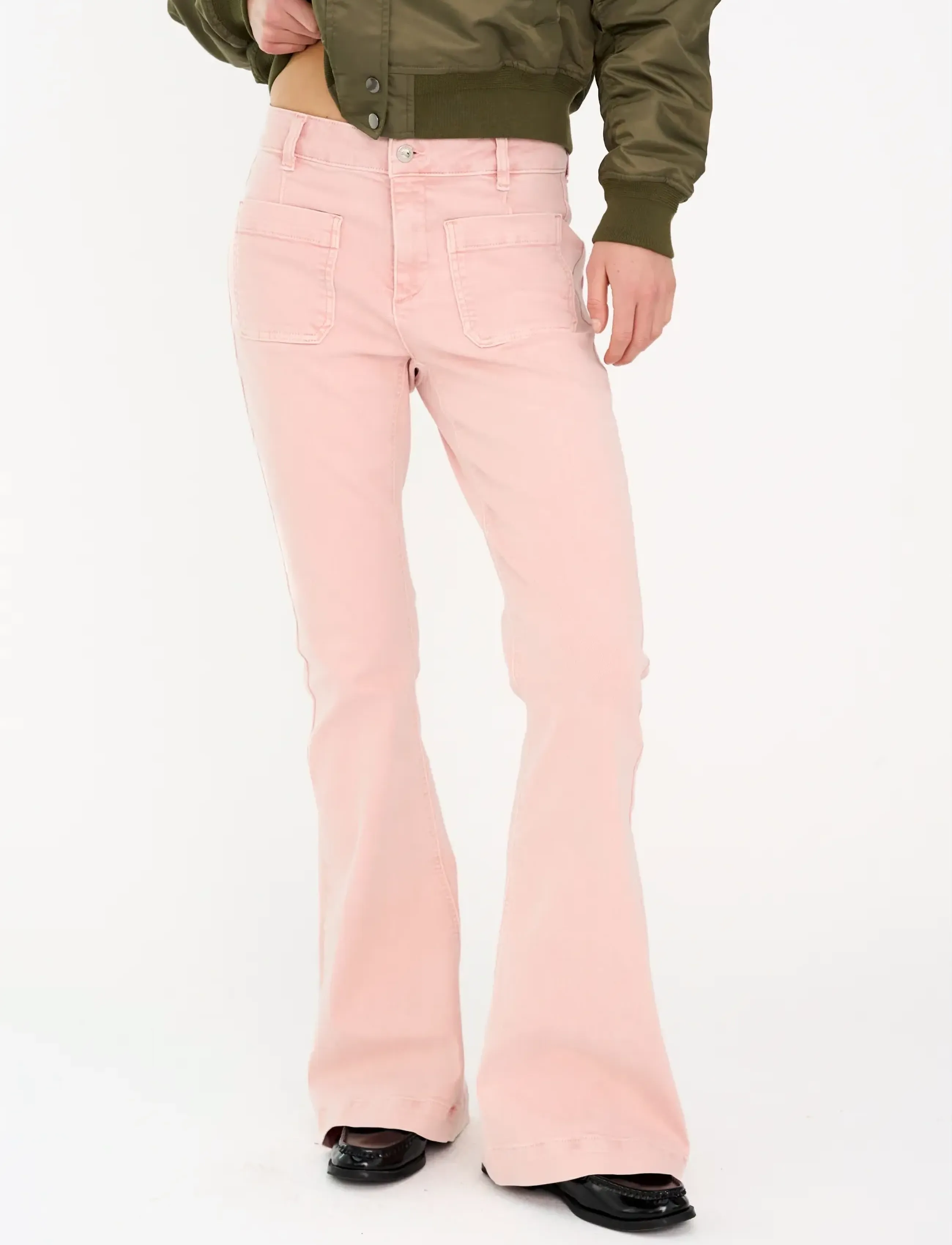 IVY Copenhagen - IVY-Ann Charlotte Jeans PFD - nuo kelių platėjantys džinsai - rose blossom - 3